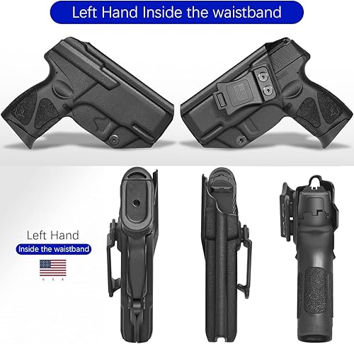 Miniatura 6 de Adjustable Flexible Carry Carbon Fiber Gun Holster - Inside & Outside Waistband, Durable, Lightweight - Sweatproof & Anti-Scratch, Concealed Holster