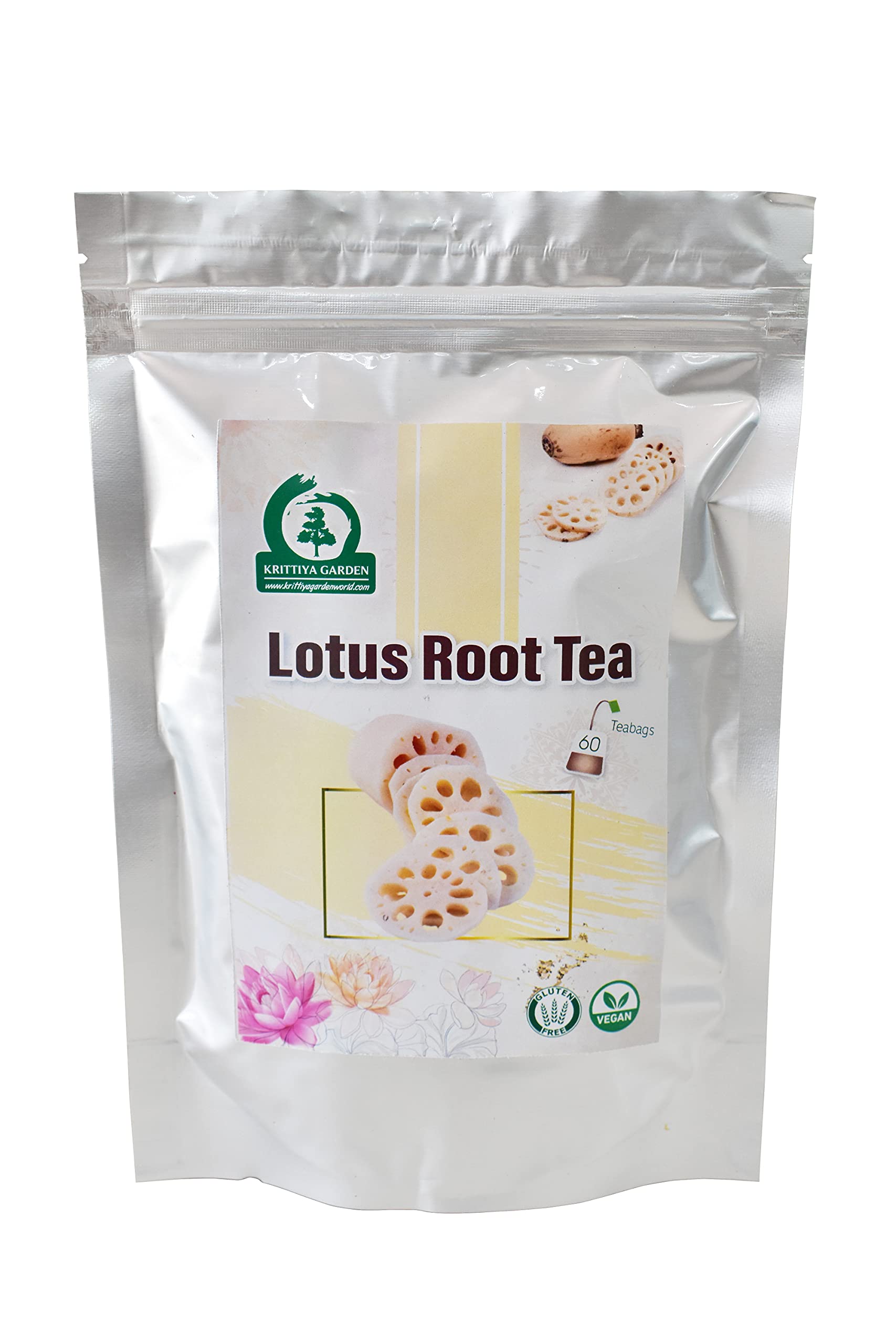 Krittiya Garden Lotus Root Tea 60-Teabags