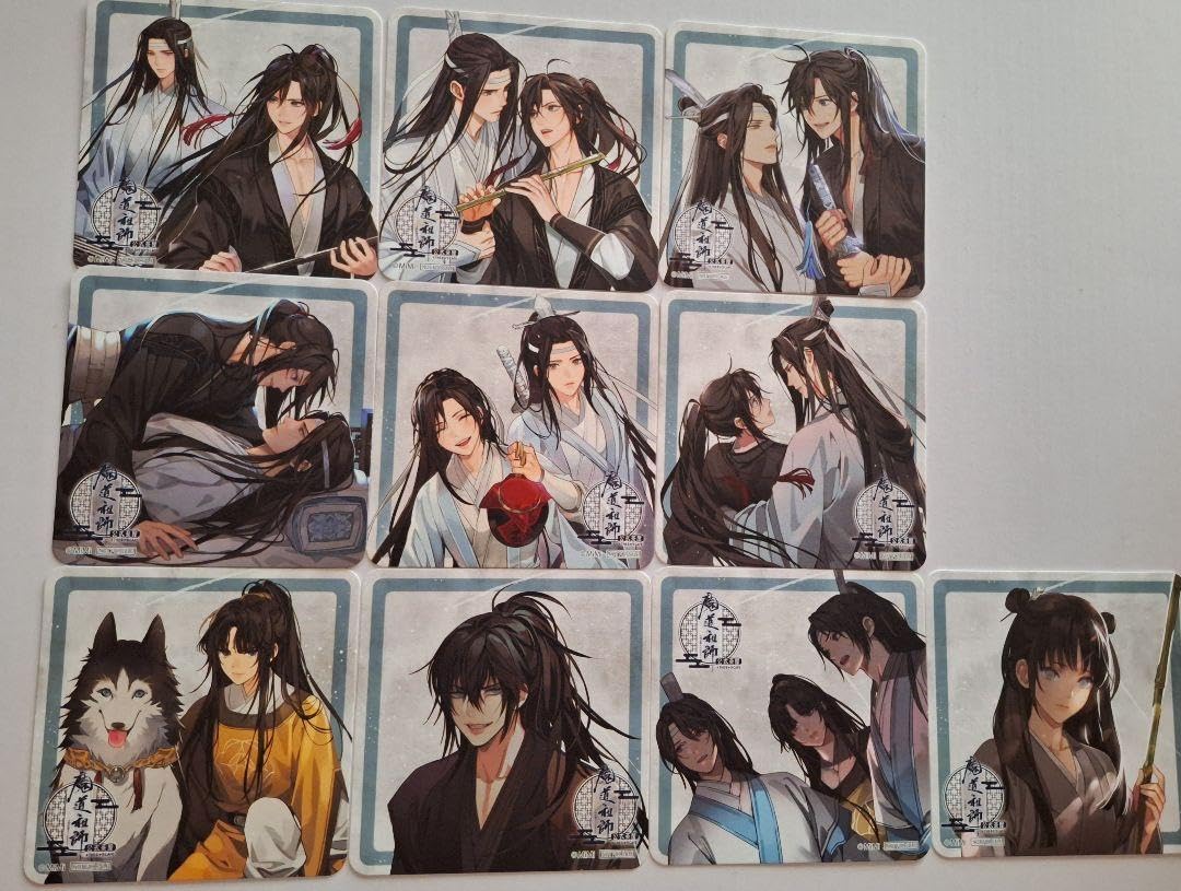 魔道祖師 公式茶屋 コースター 10枚 セット 魔道祖師 公式茶屋 コースター 10枚 セット