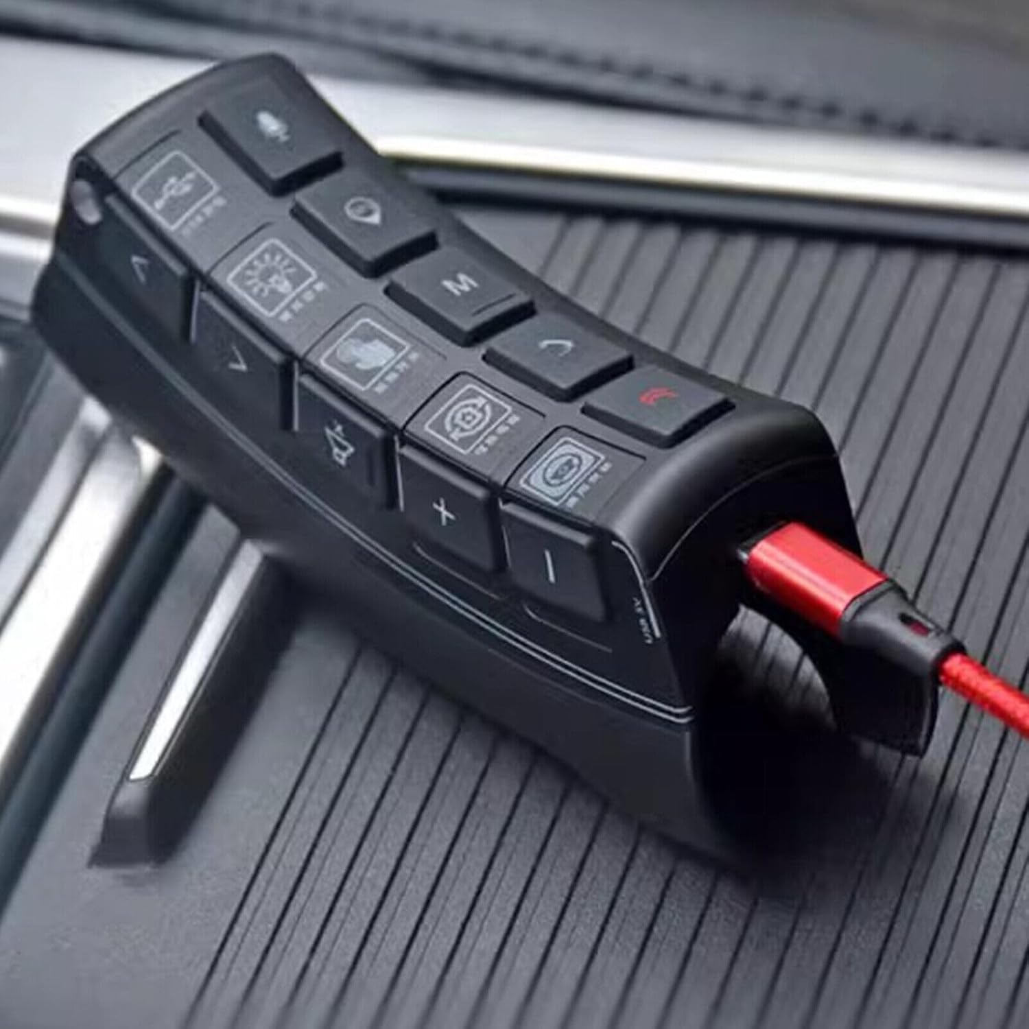 Wireless Car Steering Wheel Remote Buttons with Backlight for GPS Stereo DVDAI-