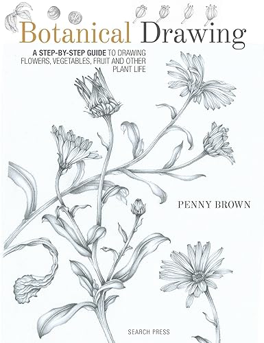 Botanical Drawing: Step By Step Guide To Drawing Flowers: A Step-By-Step Guide to Drawing Flowers, Vegetables, Fruit and Other Plant Life
