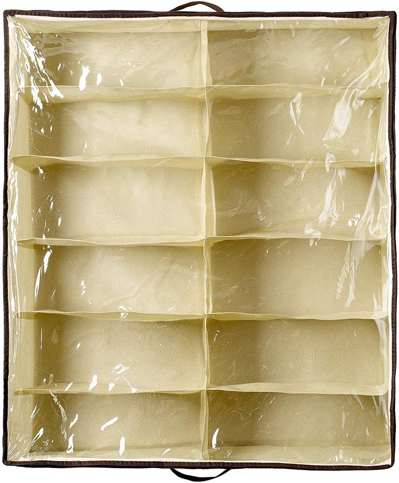 organizzatore di scarpe per bambini sotto il letto