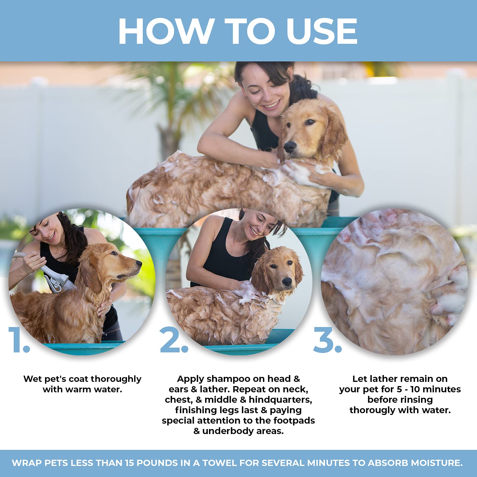 Veterinary Formula Flea And Tick Shampoo For Dogs And Cats, 1 Gallon Dog And Cat