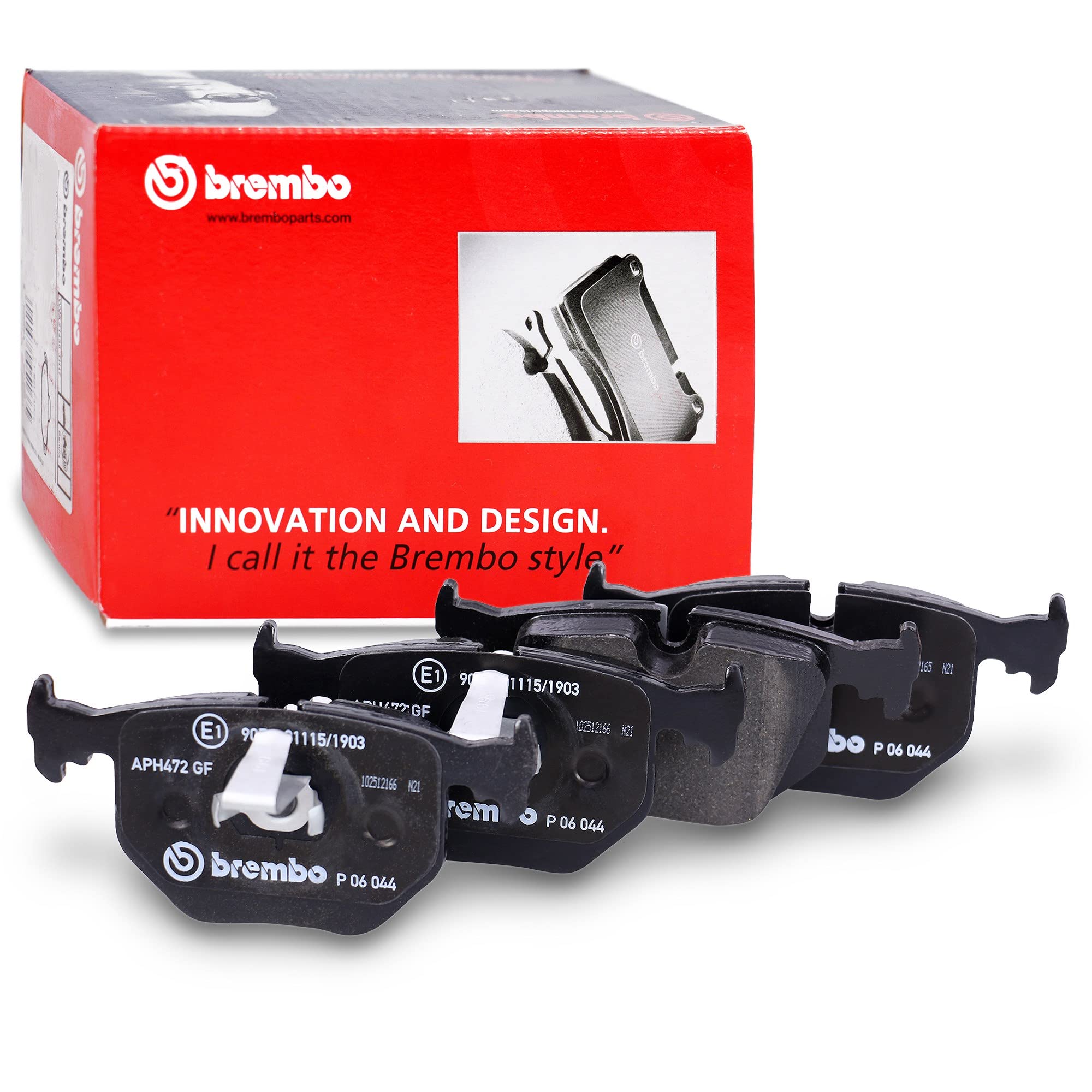 Brake Pads Set fits BMW 325 E46 2.5 Rear 00 to 05 Brembo 34213403241 34216750160