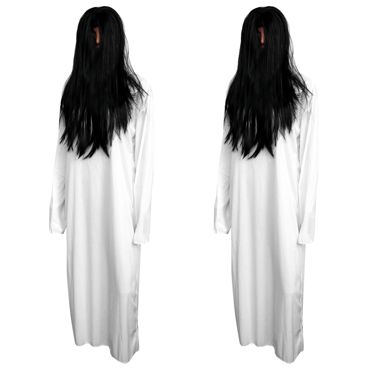 Amazon.com: Toyvian White Dress Scary Costume Ghost of 2 Ghost Bride Dress  Suit Halloween Party Supplies Bride Dress White Halloween Costumes :  Clothing, Shoes & Jewelry