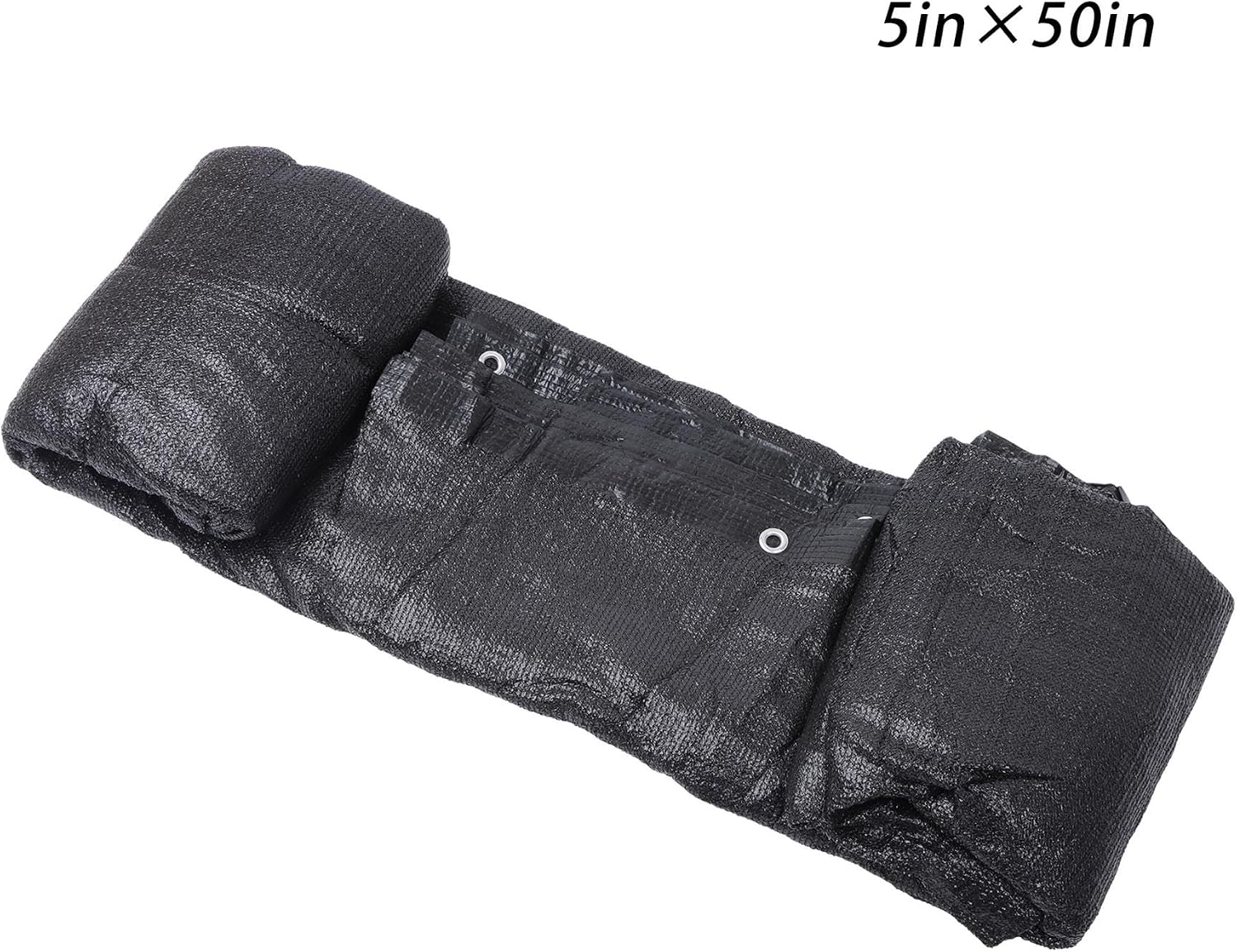 HOSTIC 5FTx50FT Privacy Screen Fence, Heavy Duty Barrier Net, Outdoor Fencing Panels, Garden Windscreen Barrier, Include Zip Ties, Black