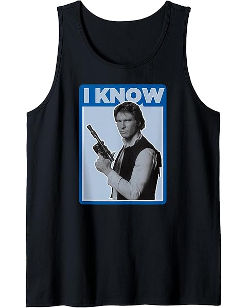 Star Wars Han Solo I Know Couples Tank Top