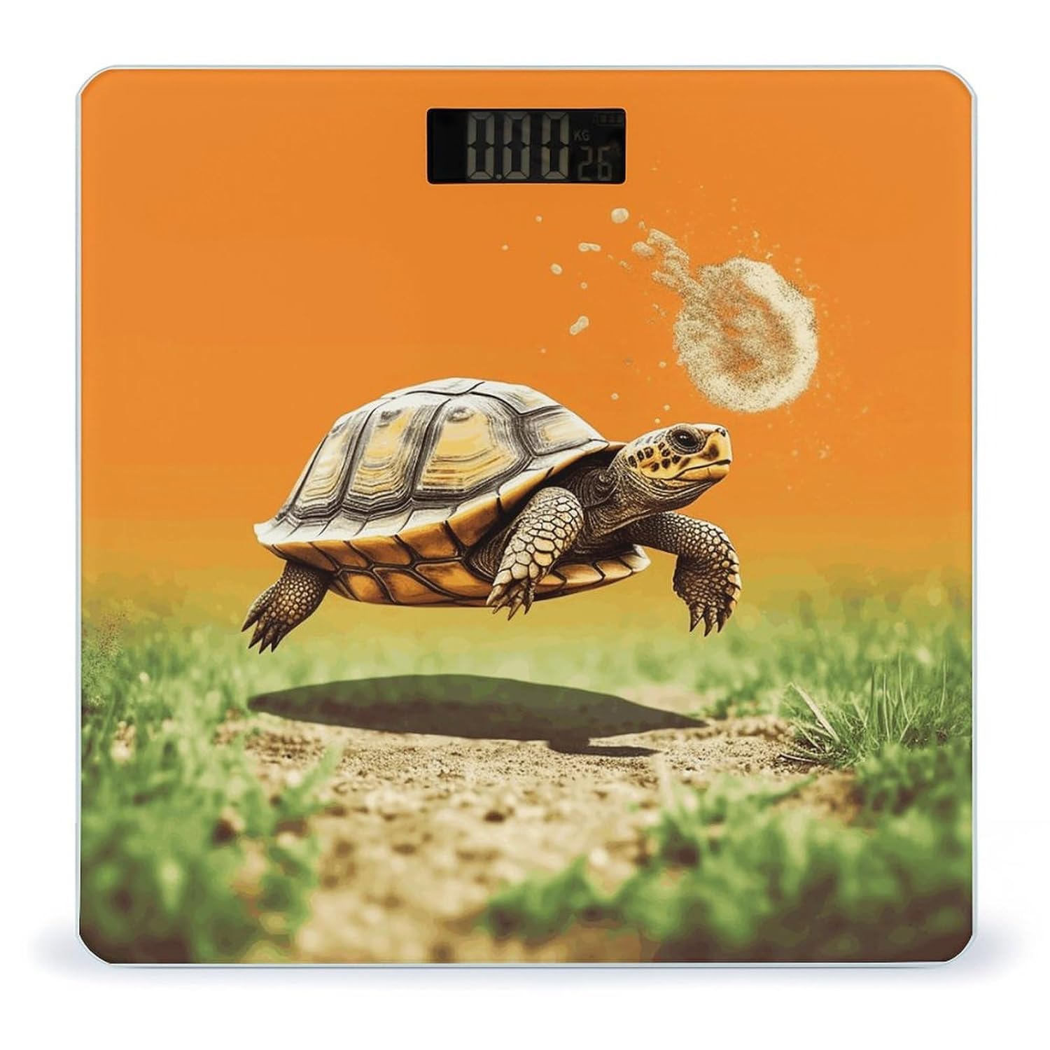 Báscula Digital de Baño Tortoise Turtle Jumping con Pantalla LED
