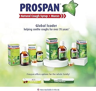 Prospan/Abrilar Cough Syrup + Mucus with Proprietary English Ivy Leaf Extract EA575 for Adults - Soothes Cough, Mucus Relief, No Added Sugar, Non-Drowsy, Alcohol-Free, Drug-Free - 200mL
