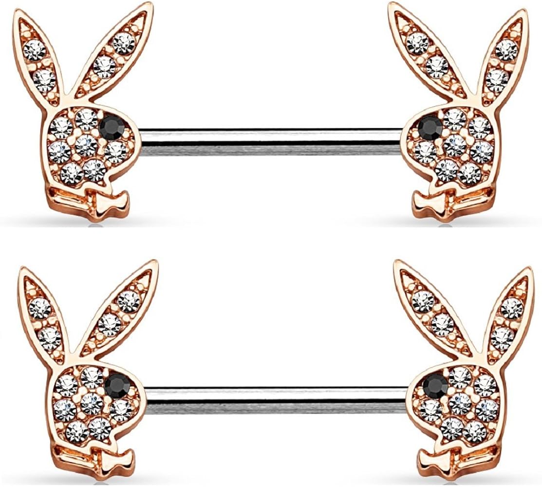 Amazon.com: Body Accentz® Crystal Paved Bunny Ends 316L Surgical Amazon.com: Body Accentz® Crystal Paved Bunny Ends 316L Surgical