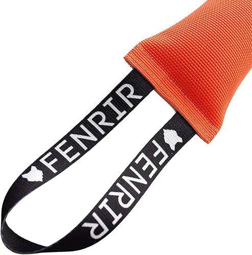 Miniatura 5 de Fenrir Juguete de remolcador resistente a las mordeduras para masticadores agresivos, manguera de fuego para perros grandes, sin chirriantes, mango