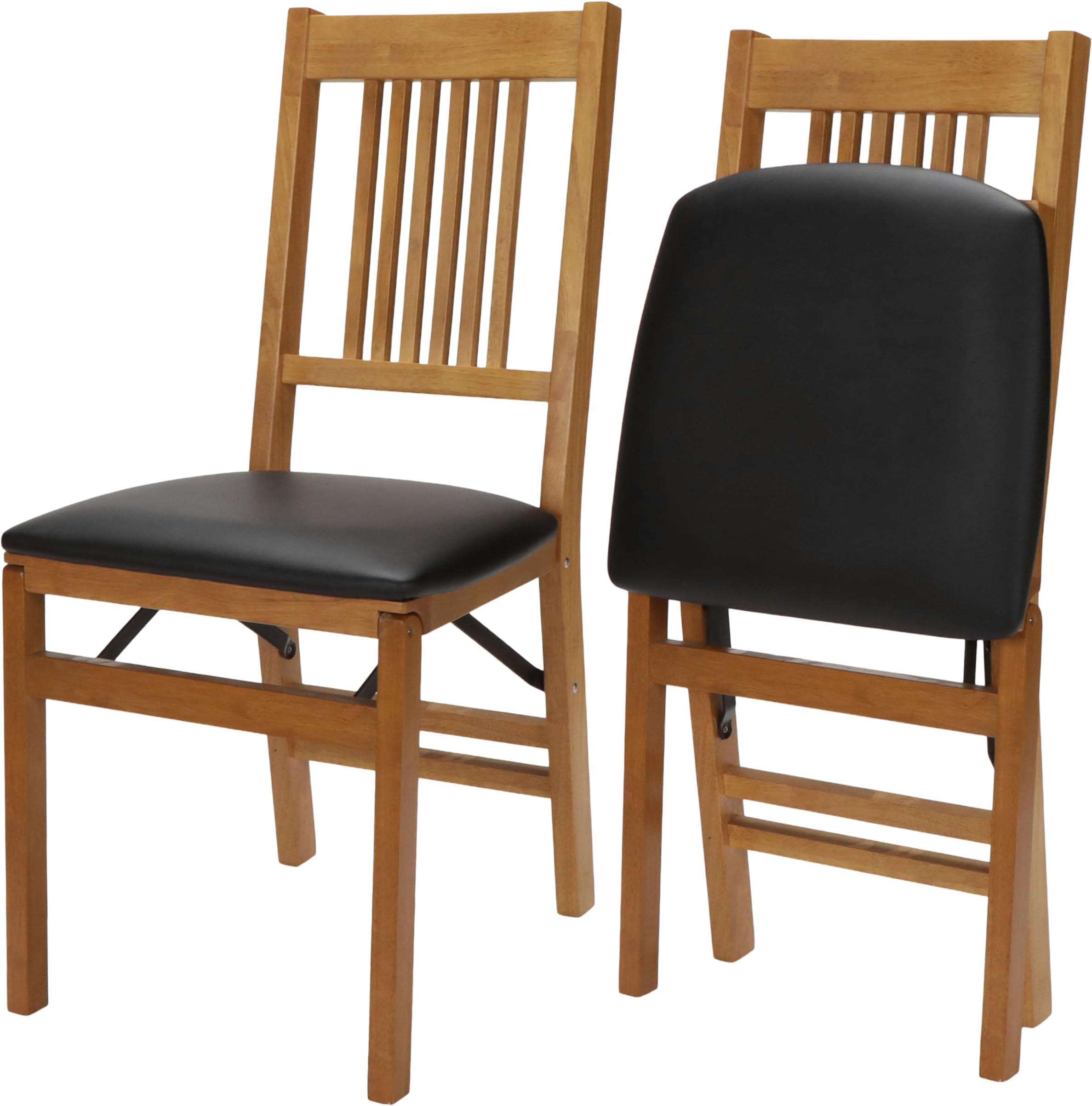 Stakmore True Mission Folding Chair Finish, Set of 2, Oak