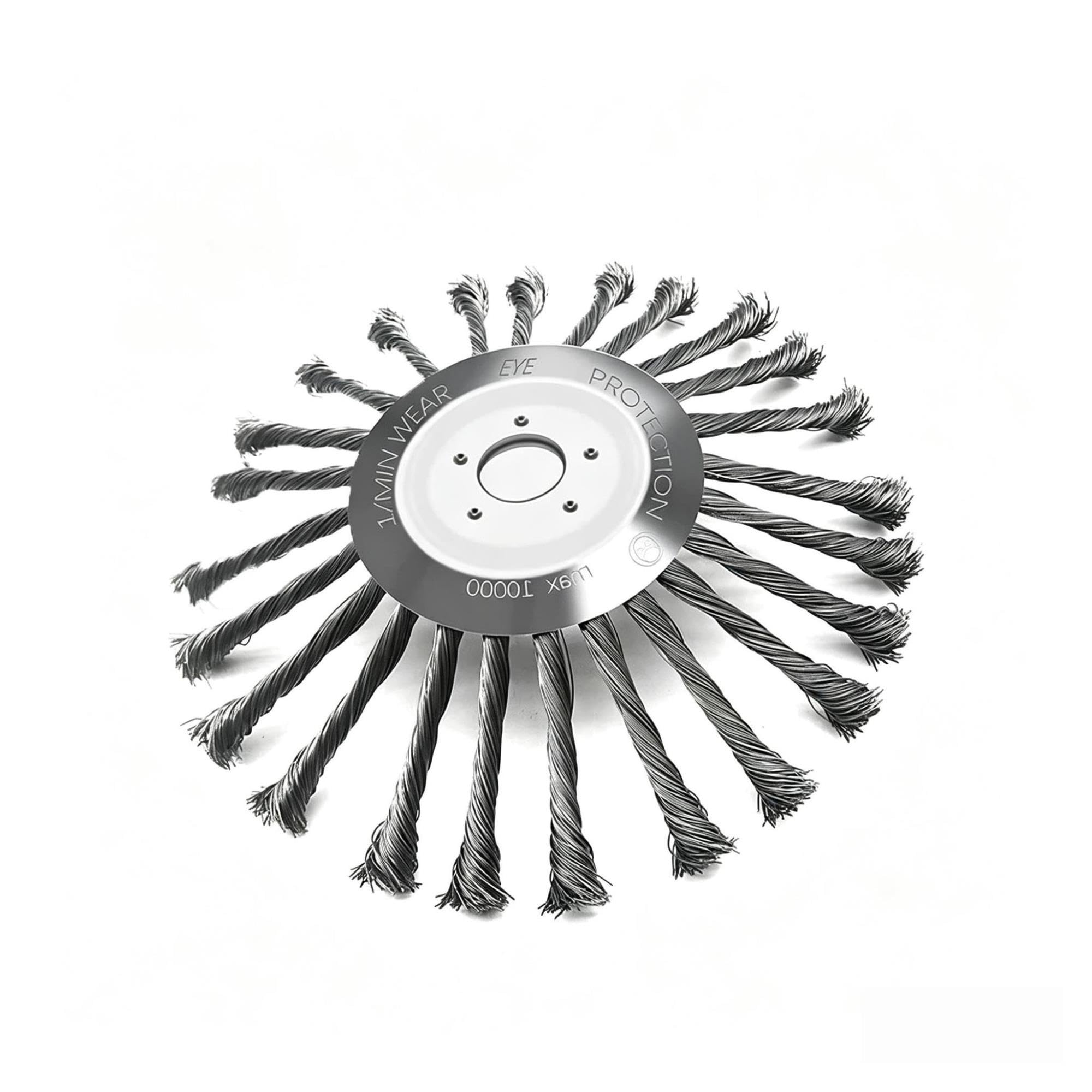 Cabezal Cortador De Cepillo De Malas Hierbas, Cabezal De Corte De Alambre De Acero, Cepillo Cortacésped con Kits De Adaptador, Herramientas(10inch Trimmer Head)