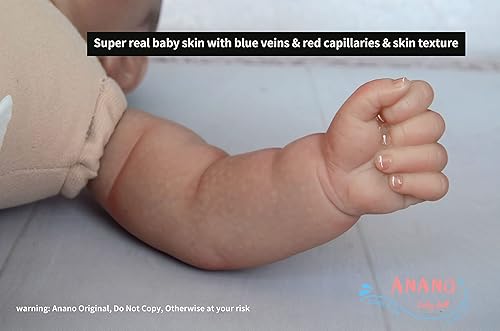 Miniatura 3 de Anano y Reborn Boy Baby Doll - Muñeca realista de 20 pulgadas muñecas de bebé Reborn para niña muñecas de bebé recién nacidas muñecas de bebé reales