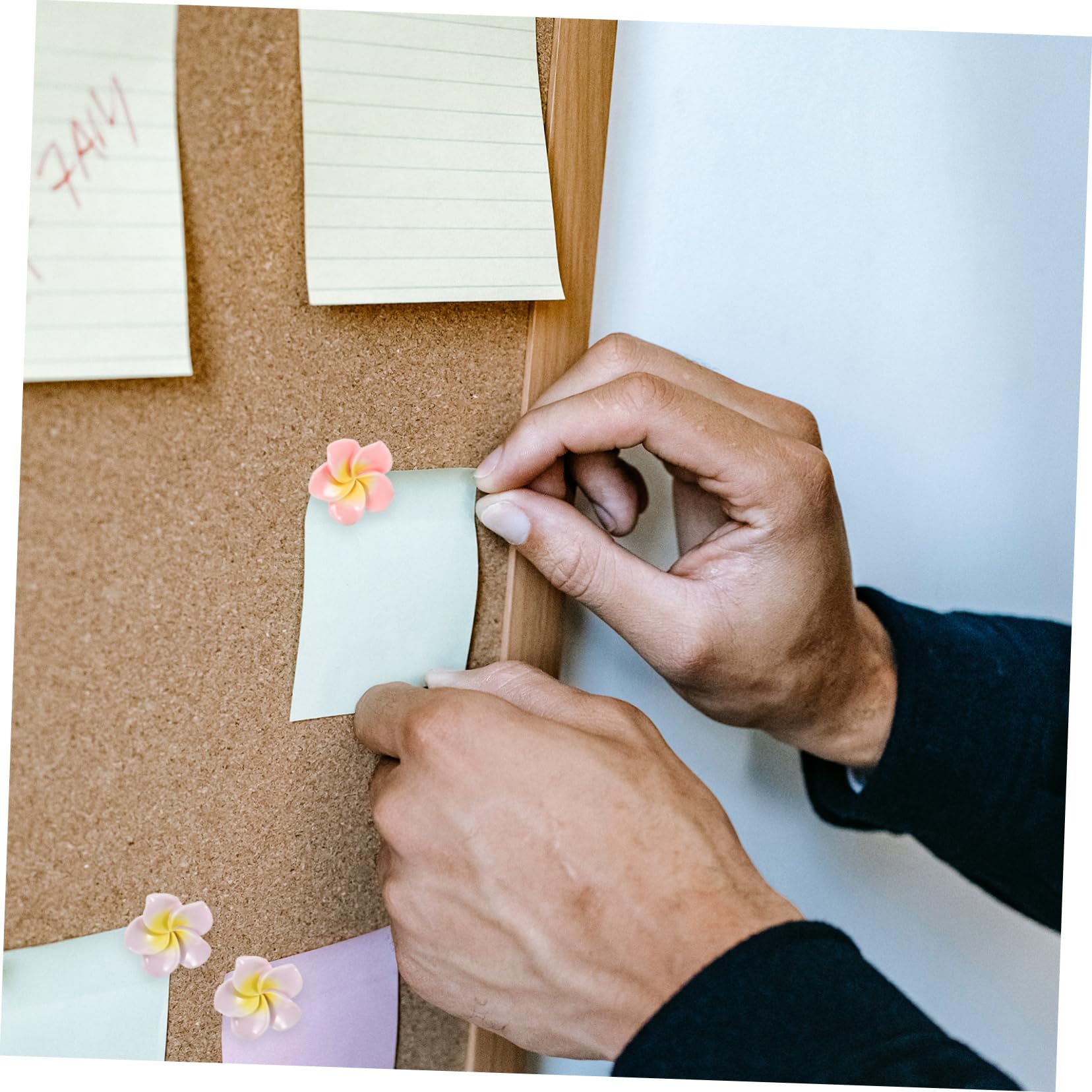 jojofuny 5 Sätze Fotomanddekoration Blumen Drücken Nagel Süße Korkplatte Niedliche Stecknadeln Für Die Pinnwand Korkboard Thumbtacks Daumennägel Dekorative Reißzwecke Plastik 21 Stücke * 5