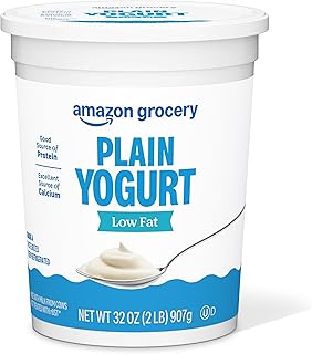 30+ Healthy Lunch Ideas for Adults to Stay Energized Through the Day 150 Amazon Grocery, Low Fat Plain Yogurt, 32 Oz (Previously Amazon Fresh, Pa...