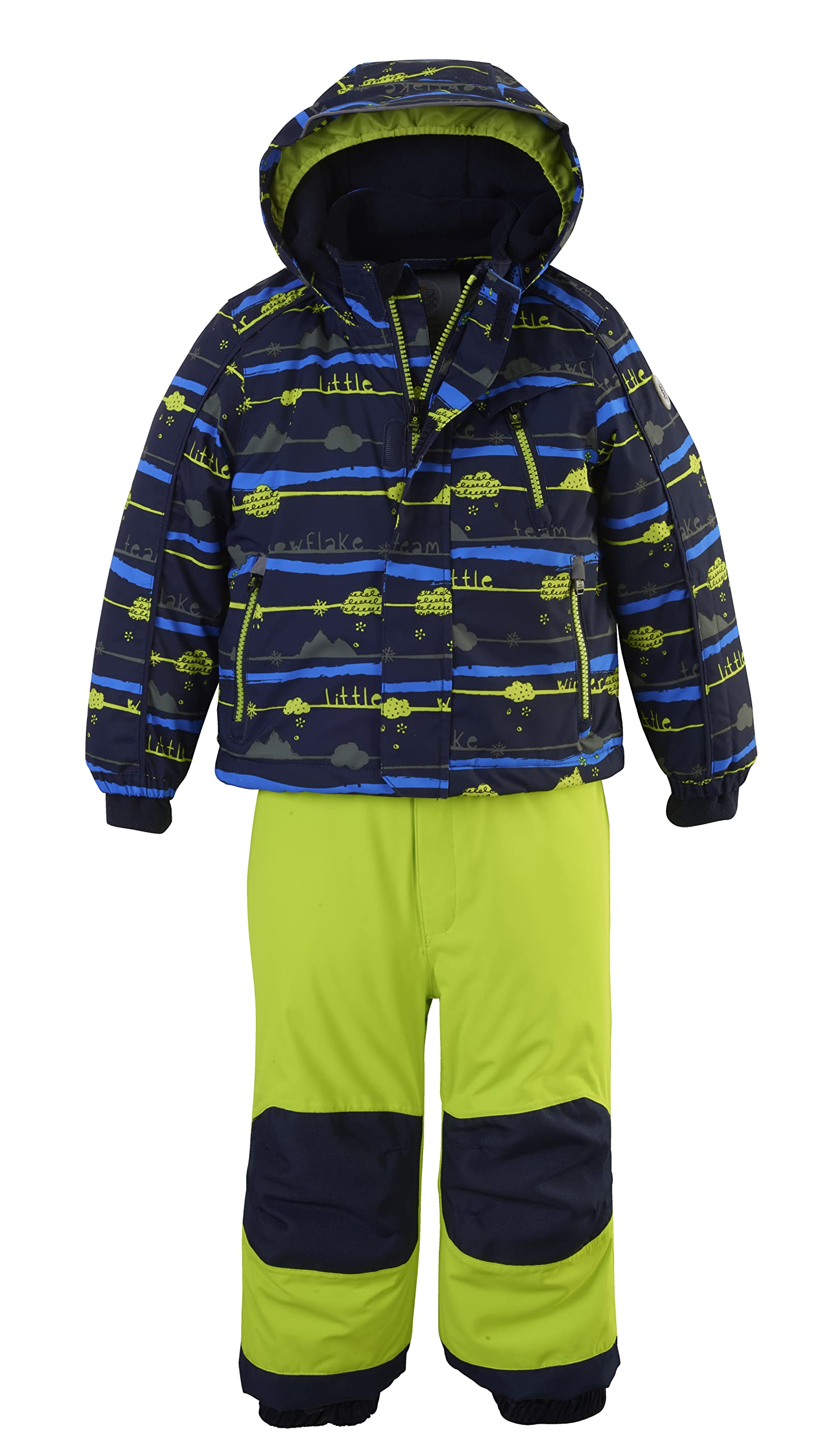 first instinct by killtec Unisex Fisw 5 Mns Jckt And Pnts 3 in 1 Skioverall/Schneeanzug mit abzippbarer Hose und Kapuze