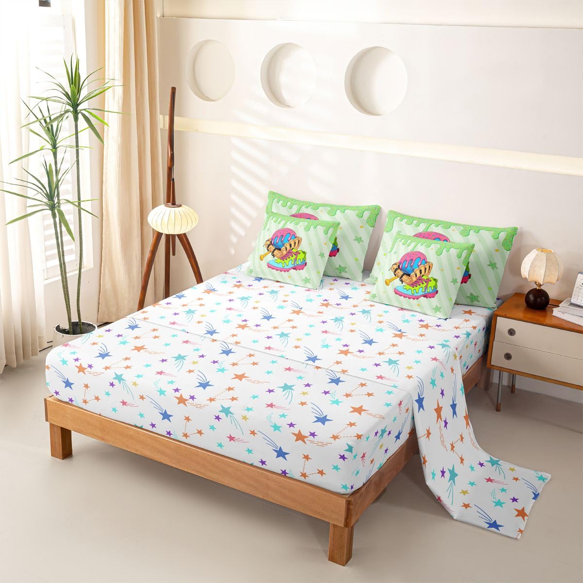Homewish Baseball Handschuh Bettwäsche 220x240 7teilig
