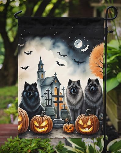 Miniatura 189 de Caroline's Treasures DAC2011GF - Bandera decorativa para jardín de Halloween con diseño de beagle para jardín, jardín, jardín, jardín, multicolor