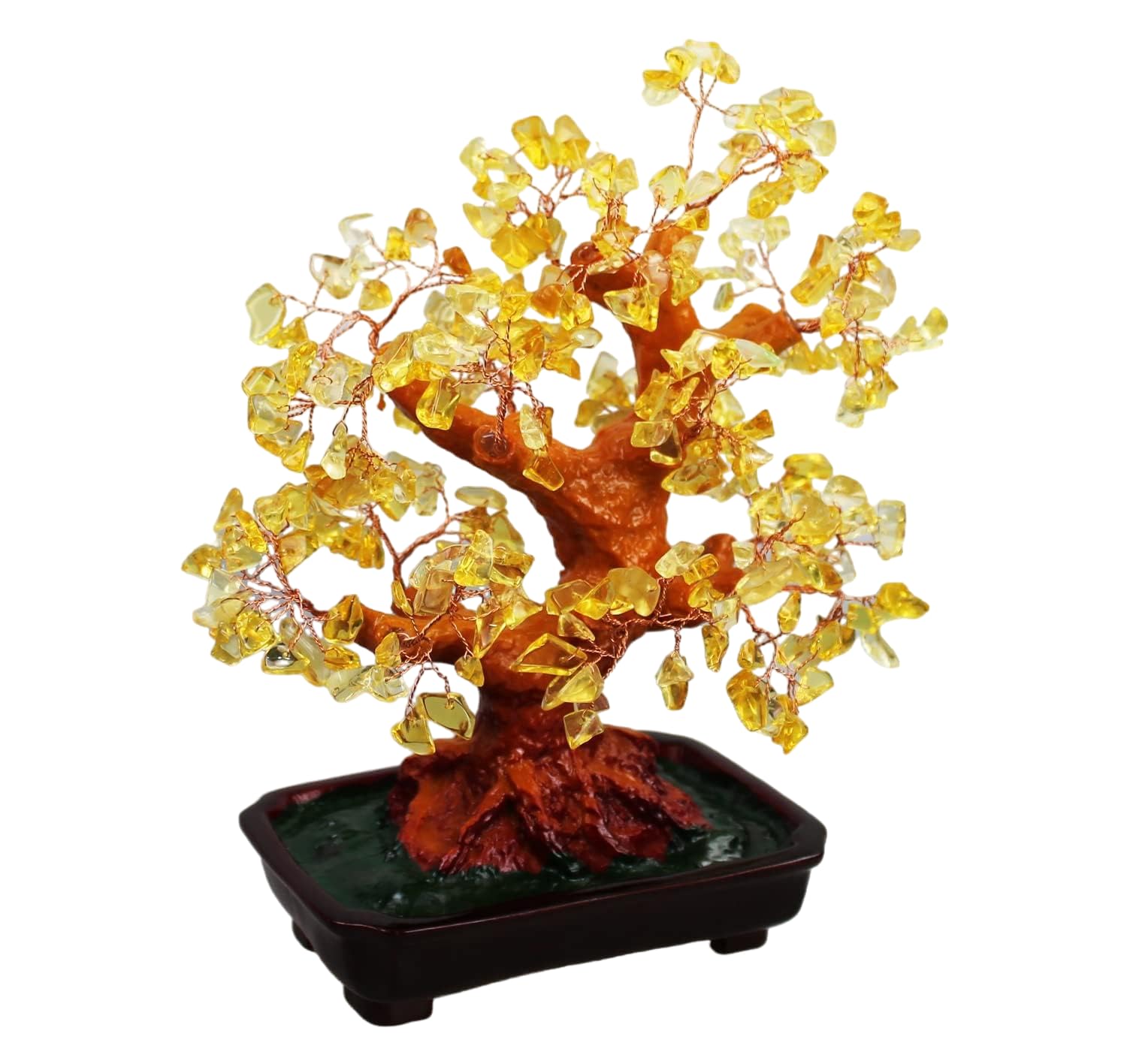 Amazon.de: Feng Shui Glcksbringer Baum, 25 cm mit ca 280 Steinen, Geldbaum  Bonsai Pfennigbaum Miniaturbaum Harmoniebaum Yoga Meditation Dekoration,  Handarbeit
