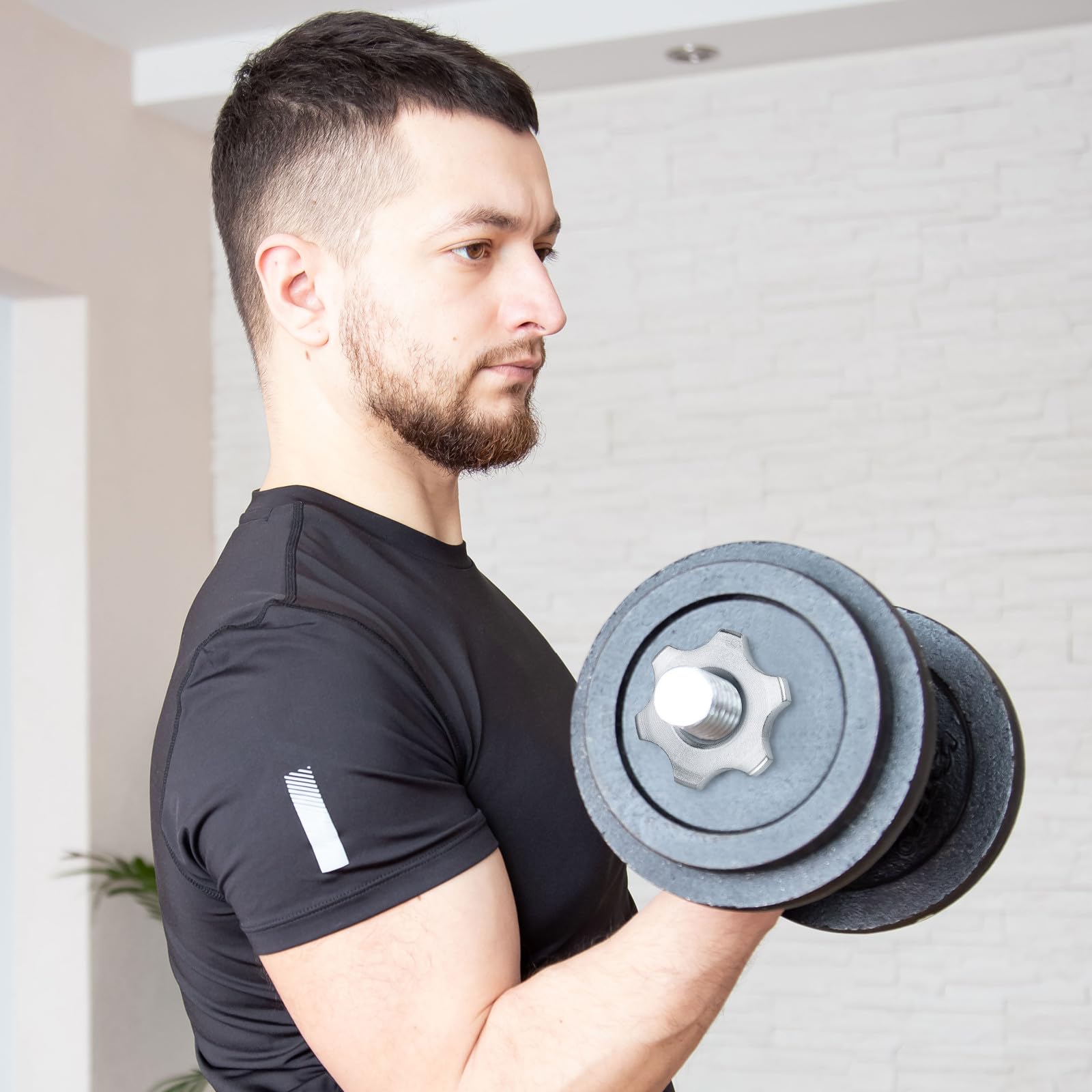 SUPVOX 2 Pièces Écrou en Fer Anti-dérapant pour Barre D'haltères et Haltère, Diamètre 2,5 Cm, du Bruit, pour Musculation et Levée de Poids SUPVOX 2 Pièces Écrou en Fer Anti-dérapant pour Barre D'haltères et Haltère, Diamètre 2,5 Cm, du Bruit, pour Musculation et Levée de Poids
