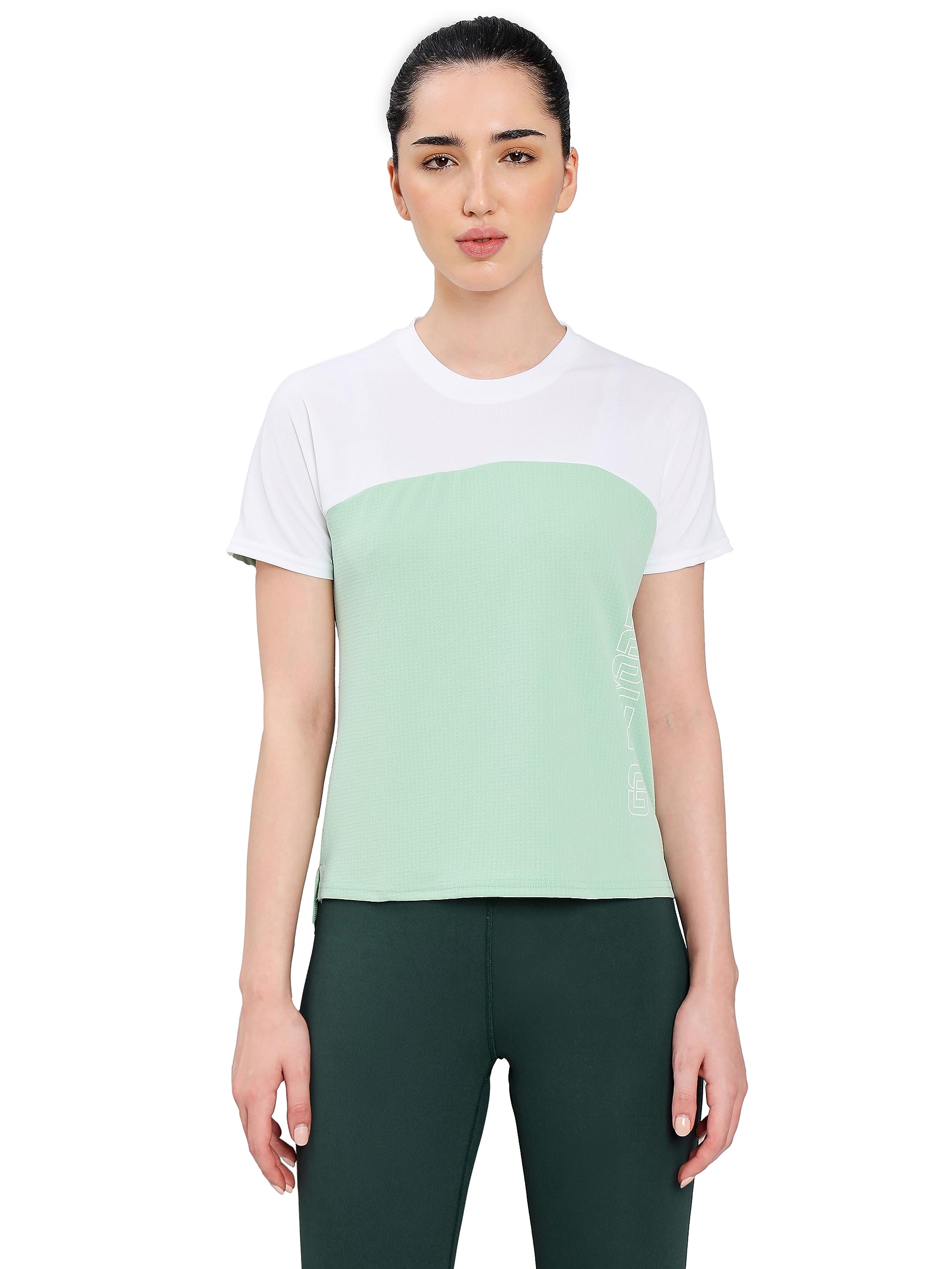 technosport Women's Slim Fit T-Shirt - (W118_PRNT) Pack of 1-picture-37