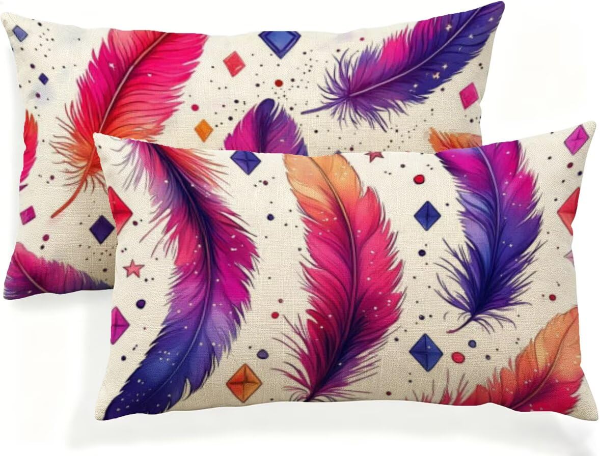 Housse coussin imperméable 90x60 protège oreiller plume canapé extérieur