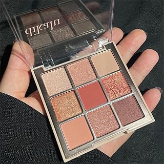 Paleta de sombras de ojos de 9 colores de oro...
