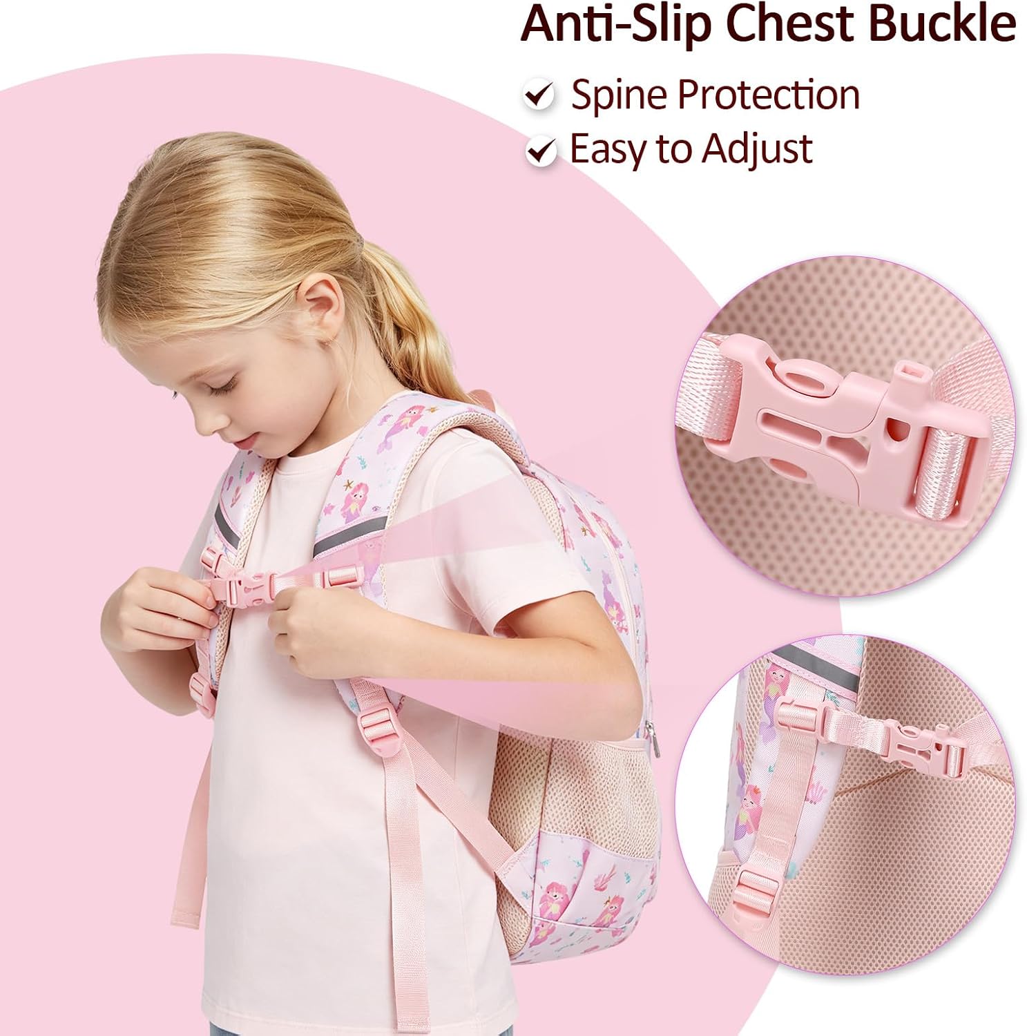 abshoo Lightweight Kids Backpack For Girls School Bookbag image 3