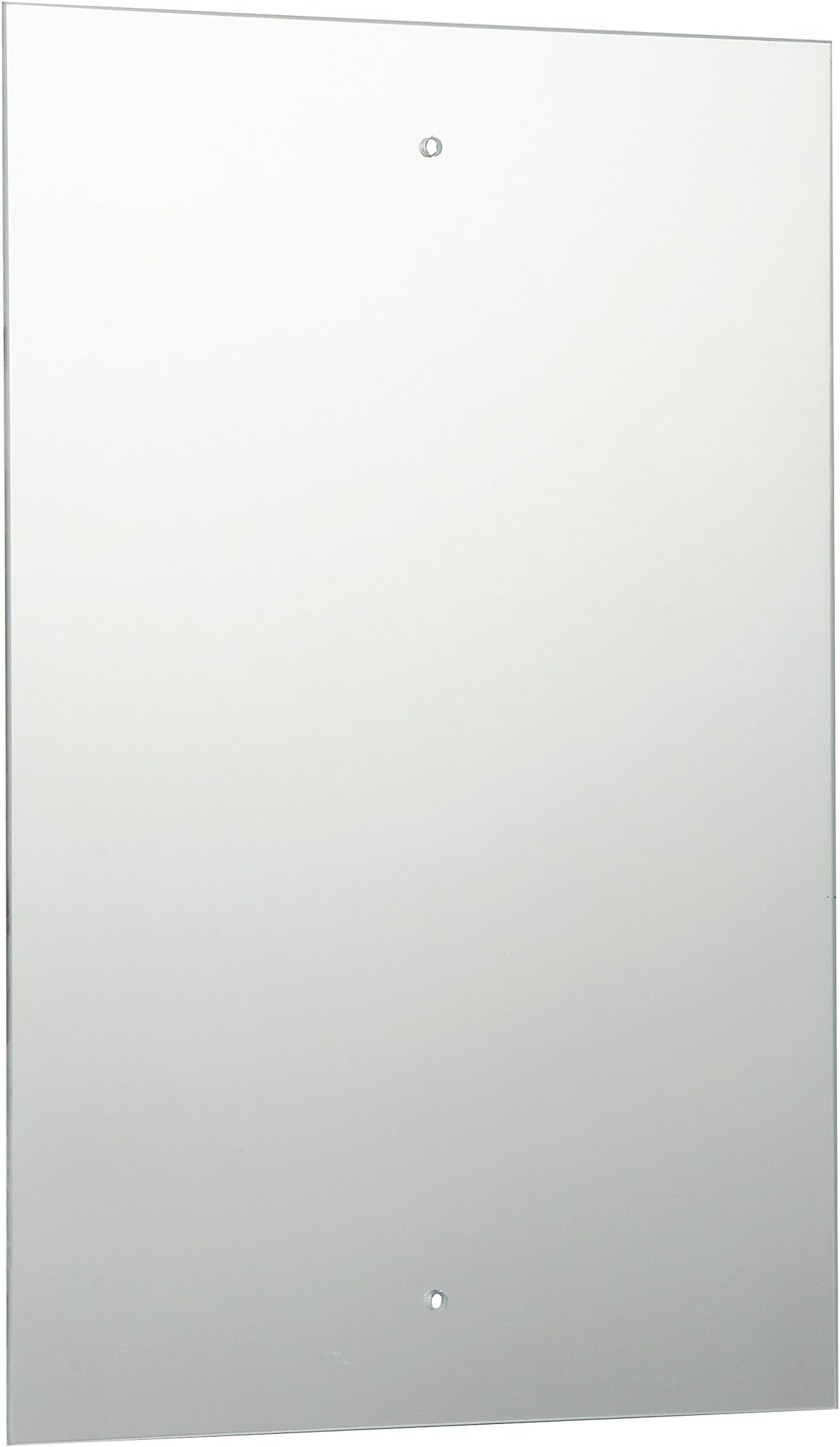 45 x 30cm Waterstone Frameless Bathroom Rectangle Mirror with Pre-Drilled Holes and Wall Hanging Fittings