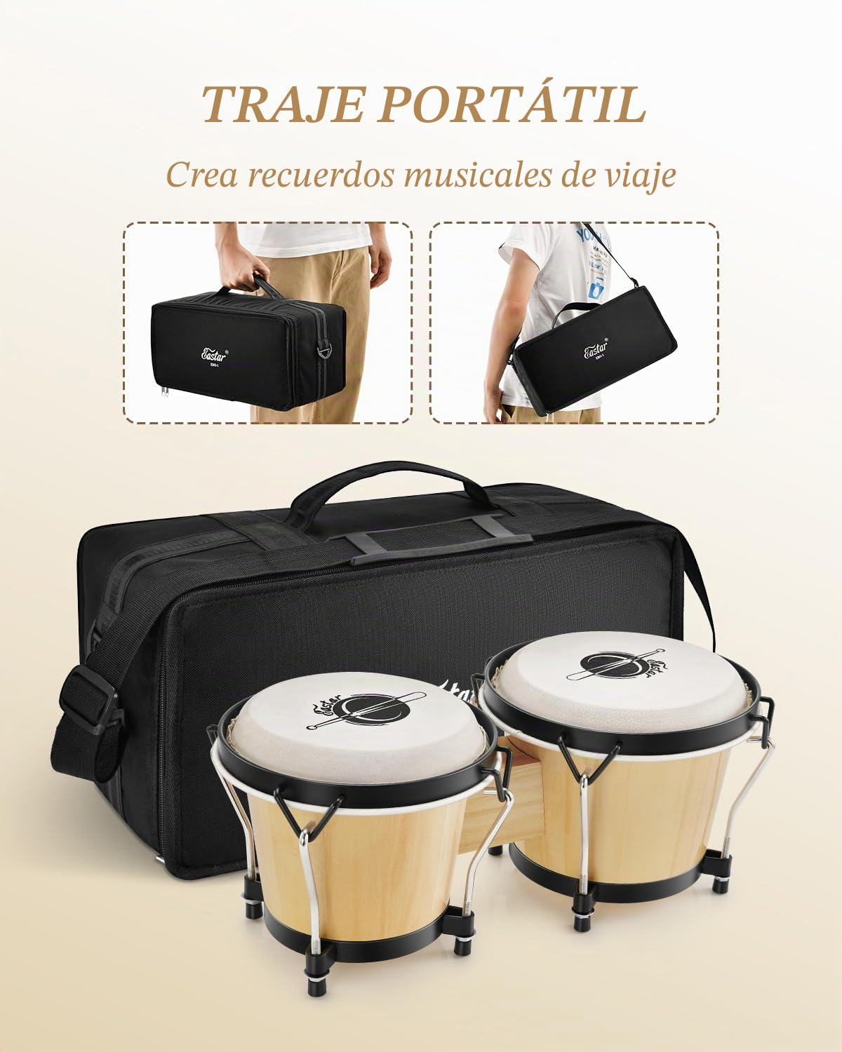 Eastar EBO-1 Wood 6+7 Bongo Drum