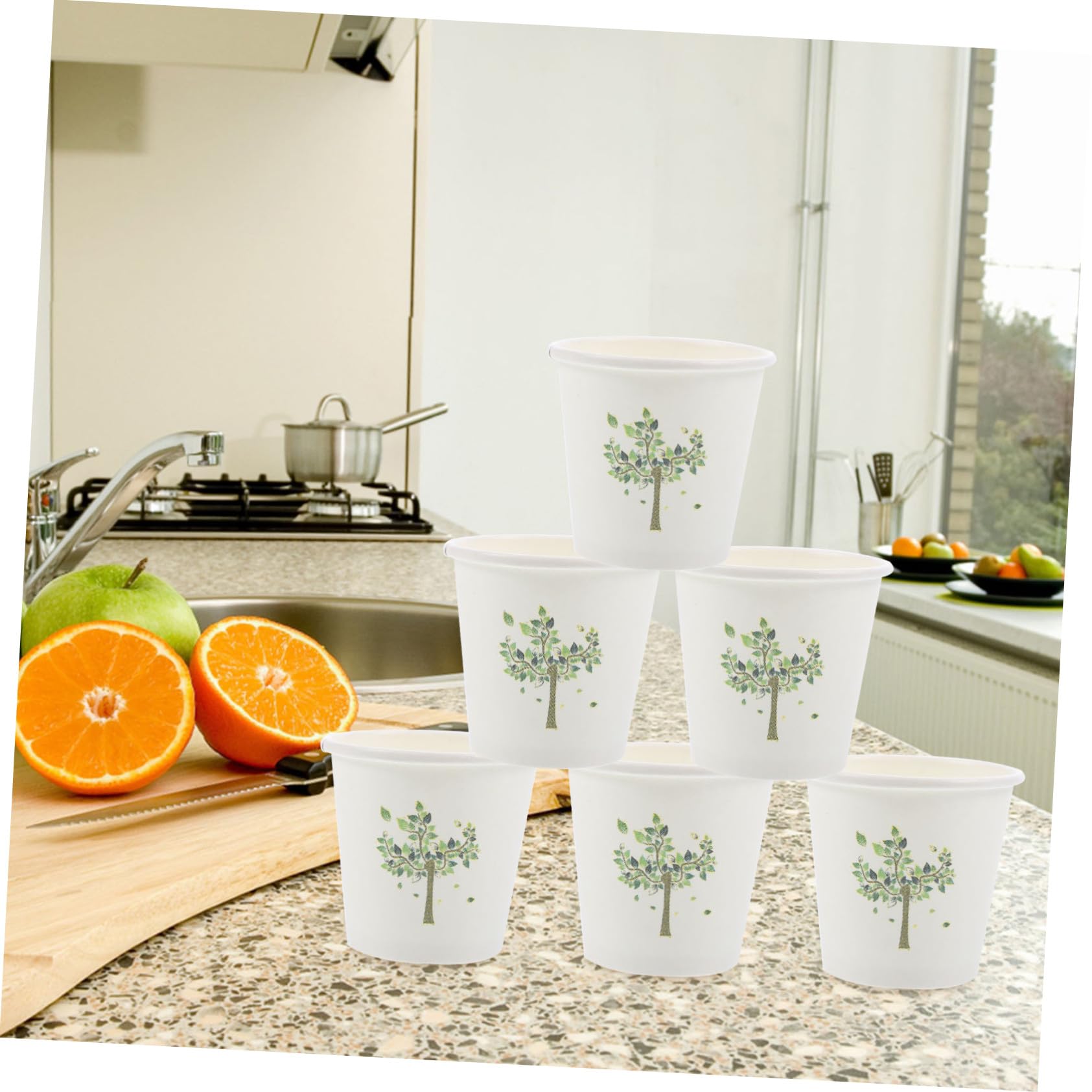 OUNONA Gobelets à Boire Jetables 3 Oz 60ml en Papier pour Dégustation