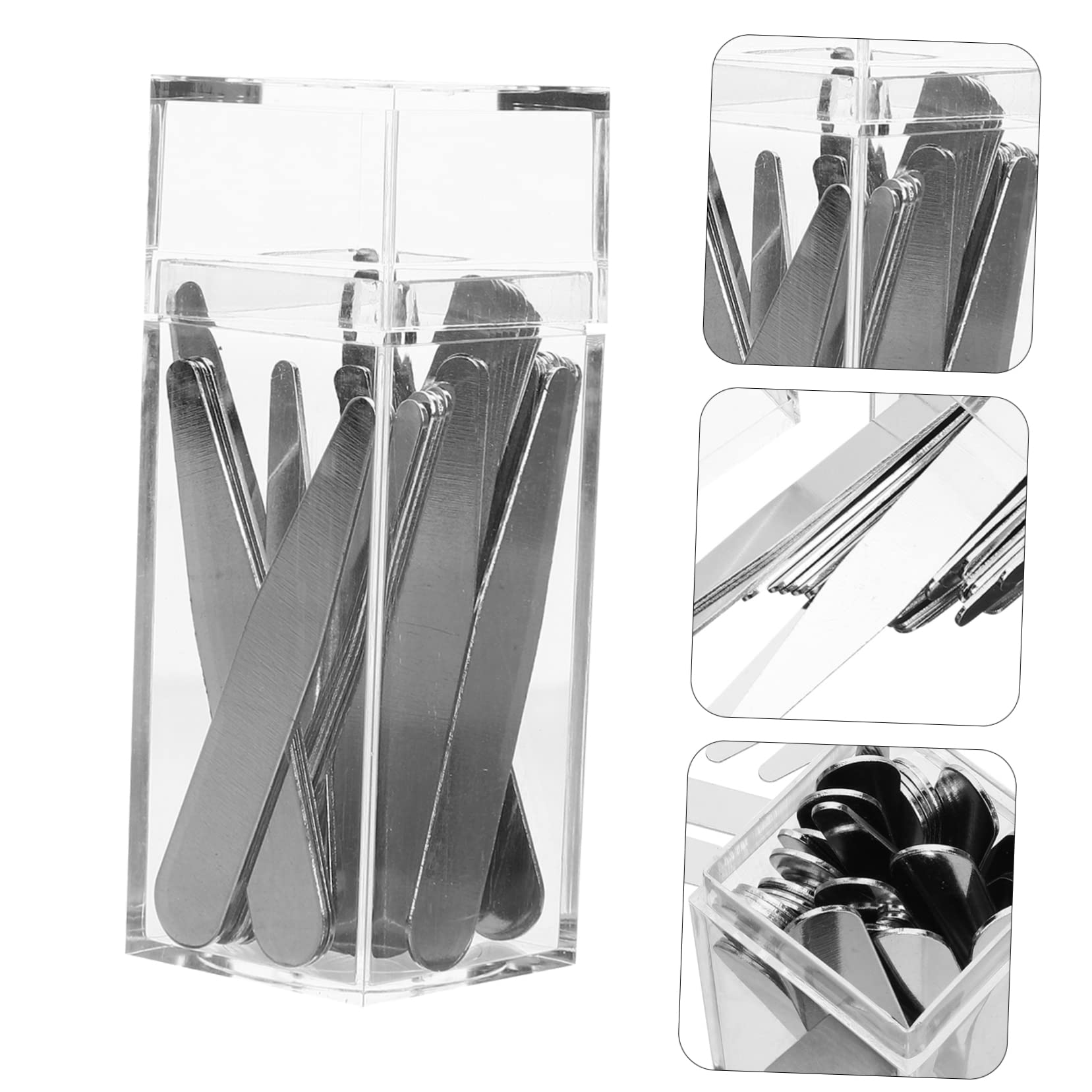 FOMIYES 40Pcs Shirt Collar Stays Inserts for Men Dress Shirts Lightweight Durable Collar Stays for Professional Appearance present for Father Day