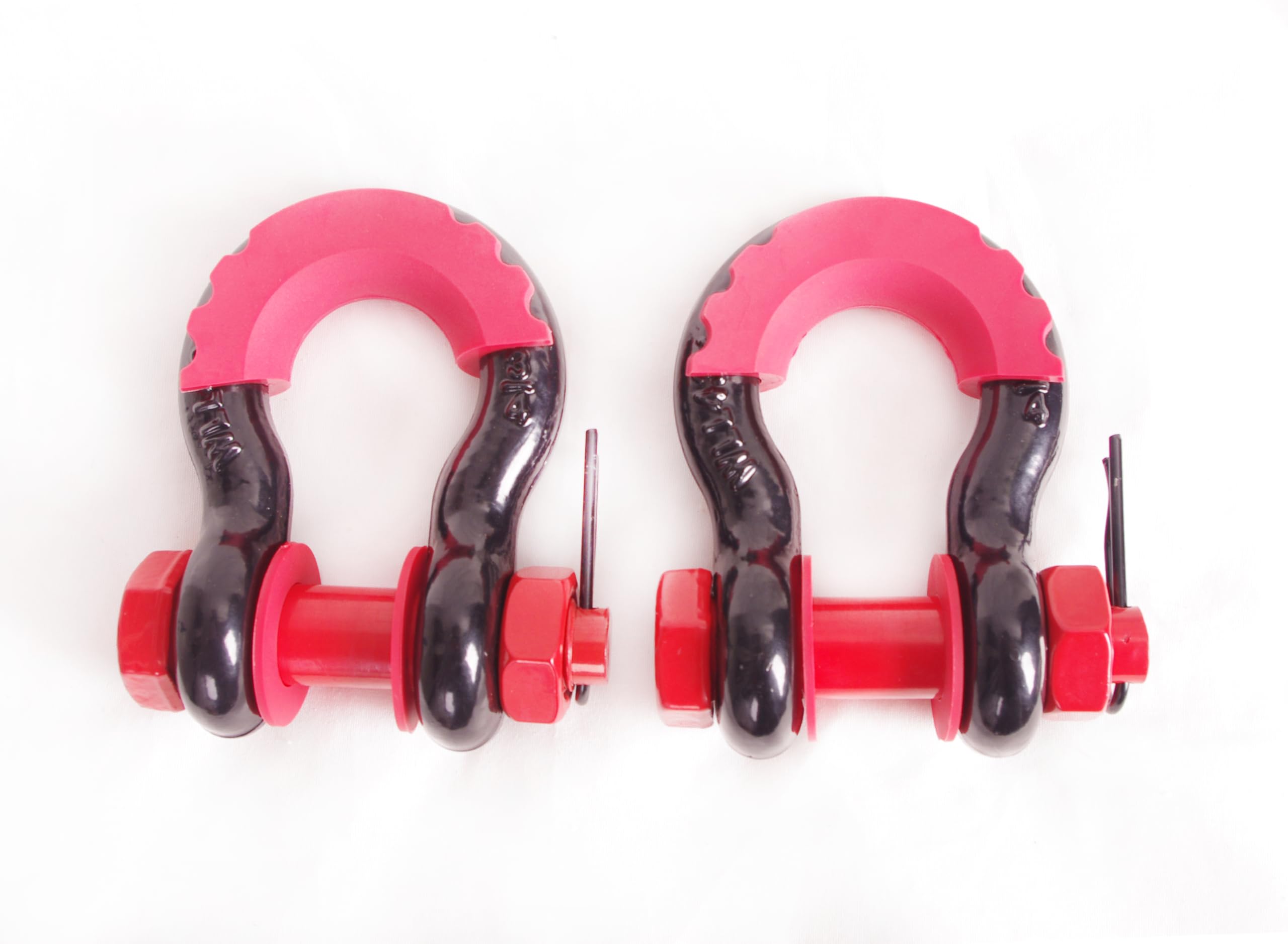 3/4 Inch D Ring Auto Shackle with 7/8 Pin,Maximum Break Strength 9500Lbs,Shackle for Tow Strap,Winch,Off Road,Towing,Vehicle Recovery,Best Offroad Towing Accessories,Black