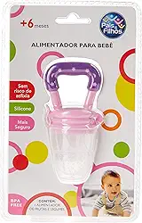 Produto Para Bebe Alimentador de Silicone, Pais e Filhos, Rosa