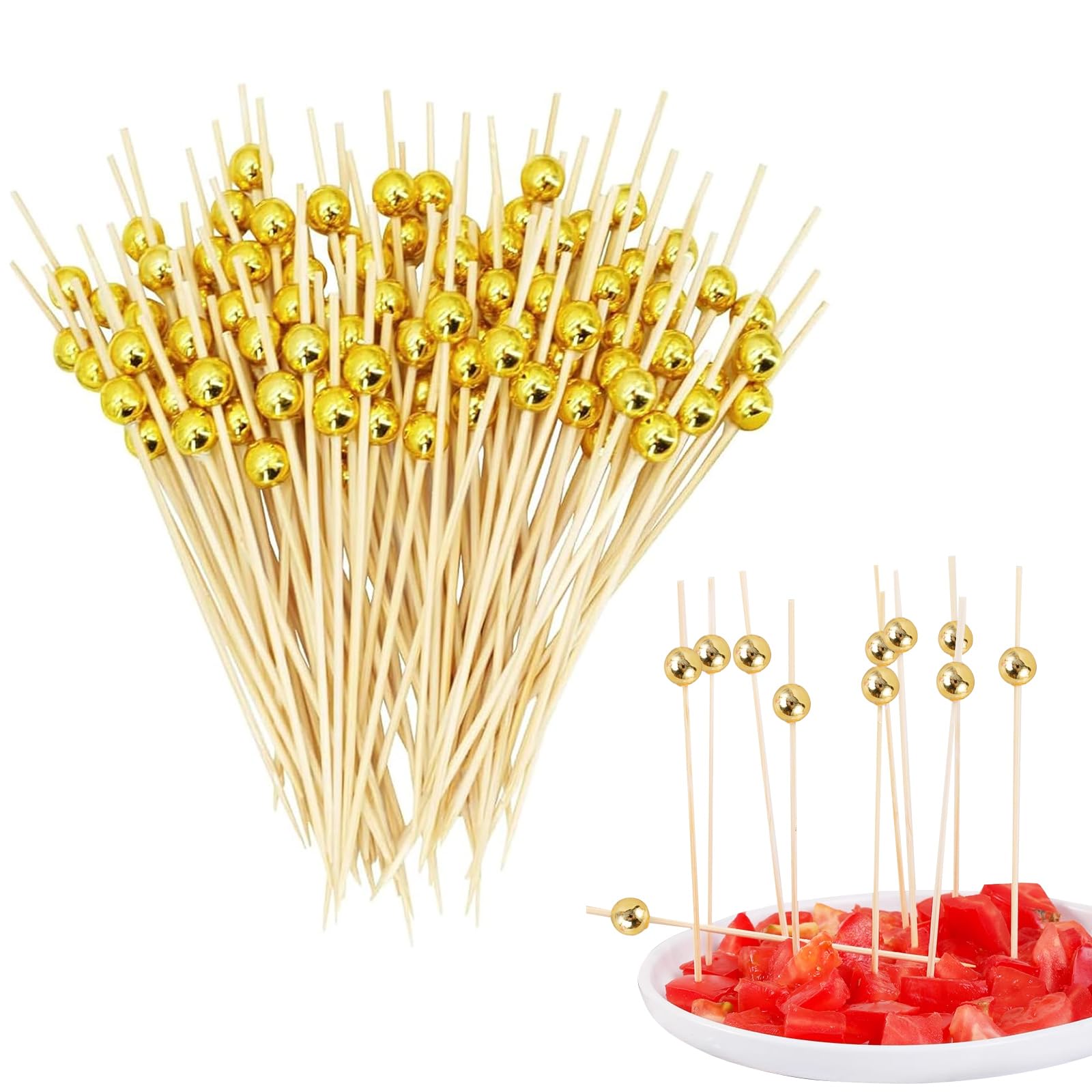 Amazon | Liroyal カクテルピック(200個セット) カクテルピン フルーツ