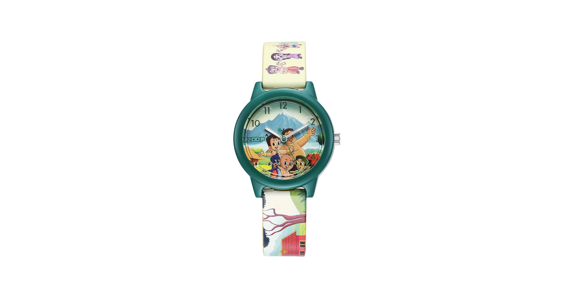 Zoop Chhota Bheem Analog Watch with Multicoloured Dial & Yellow