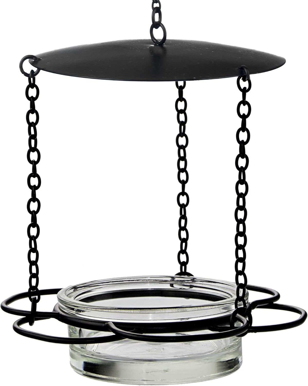 Mosaic Birds M446-200 Floral Bird Feeder Clear