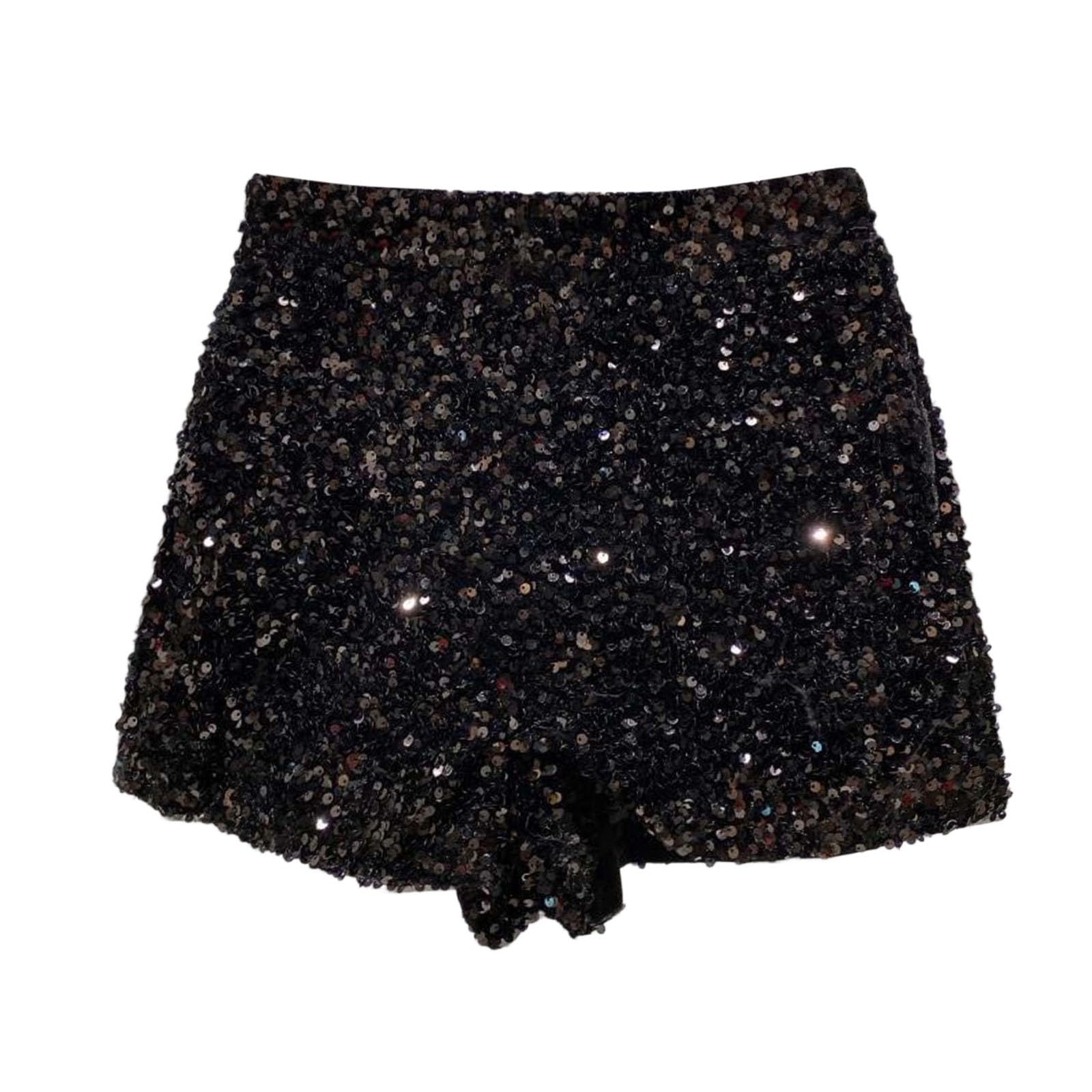Shorts pour Filles à élastique avec Paillettes et Sequins Tenue décontractée Festive pour Enfants parfaites pour Le Jeu Quotidien et Les Moments festifs #284