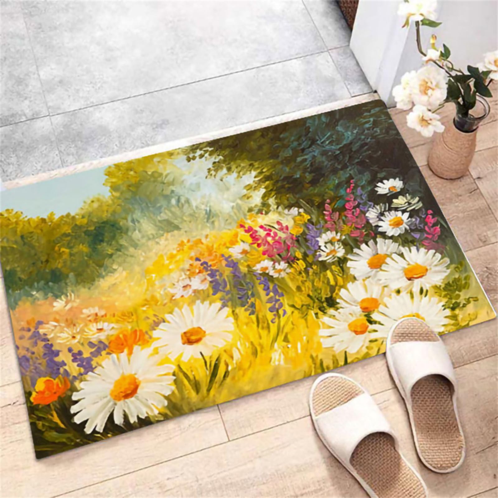 Dywanik łazienkowy, super chłonna, antypoślizgowa, 100 x 160 cm, szybkoschnąca, nadaje się do prania, mata podłogowa, mata podłogowa, mata podłogowa