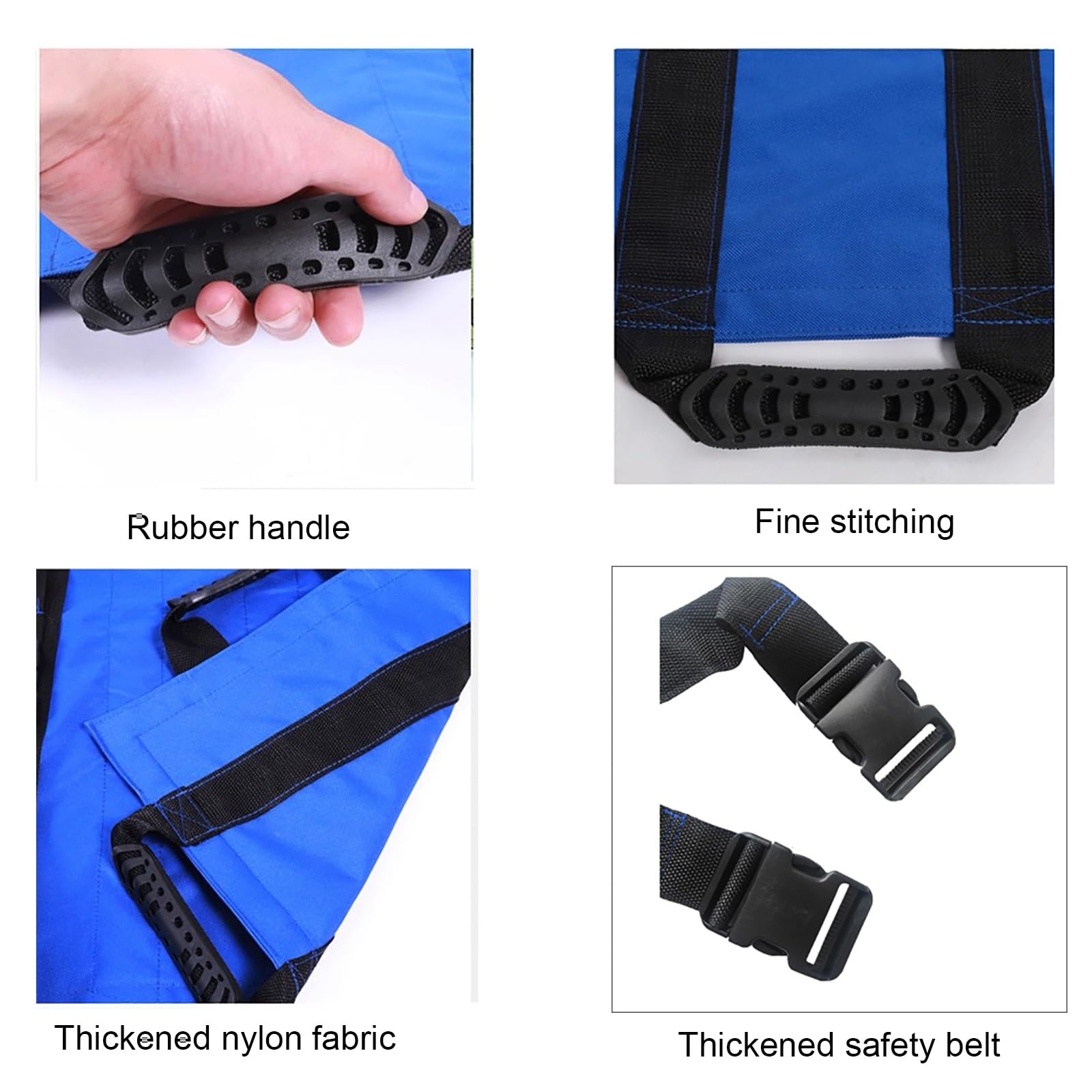 Civière Souple Portable, avec 12 Poignées, Brancard Pliable en Nylon Robuste, pour L'évacuation des blessés, Animaux Domestiques, Hôpital, Clinique(Green)