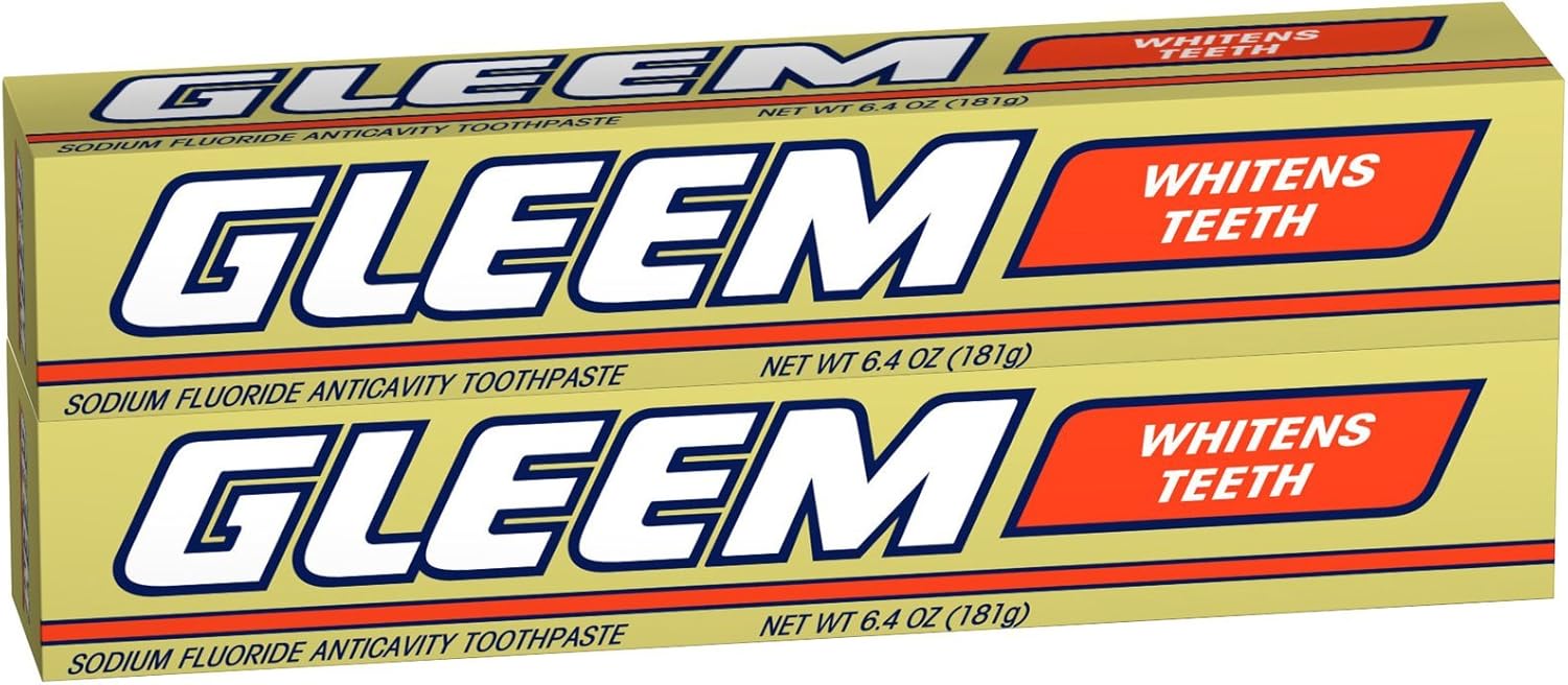 Gleem Anticavity Toothpaste 6.4 oz 2 pk Health