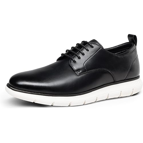 Bruno Marc Men's Casual Dress Sneakers Formal Business Shoes, All-Day Comfort Lightweight Cushioning Oxfords Crossflex NeatLite