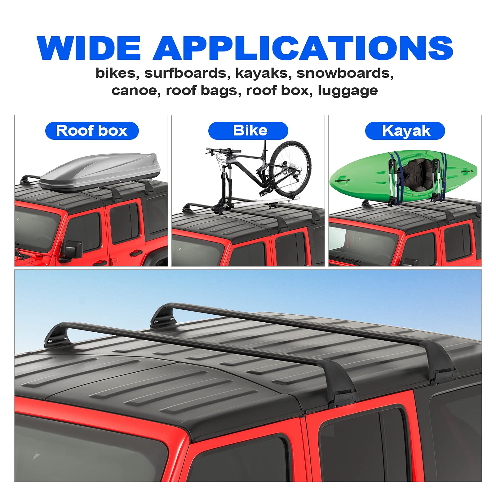 Buy SUPAREE Roof Rack Wrangler, Luggage Rack Wrangler, Roof Rack Cross