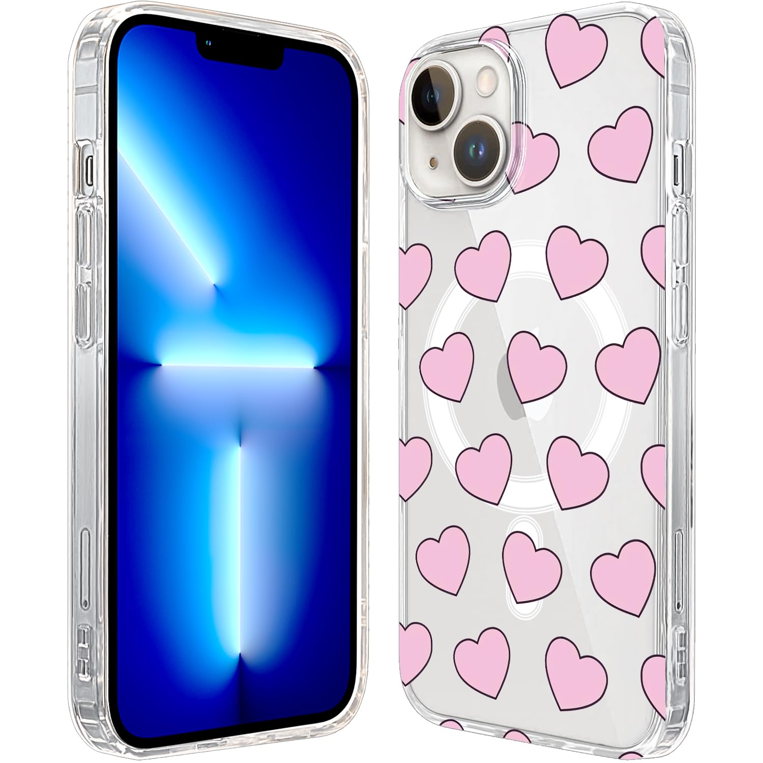 LuGeKe For IPhone 16 Case,Compatible With MagSafe,Built-in