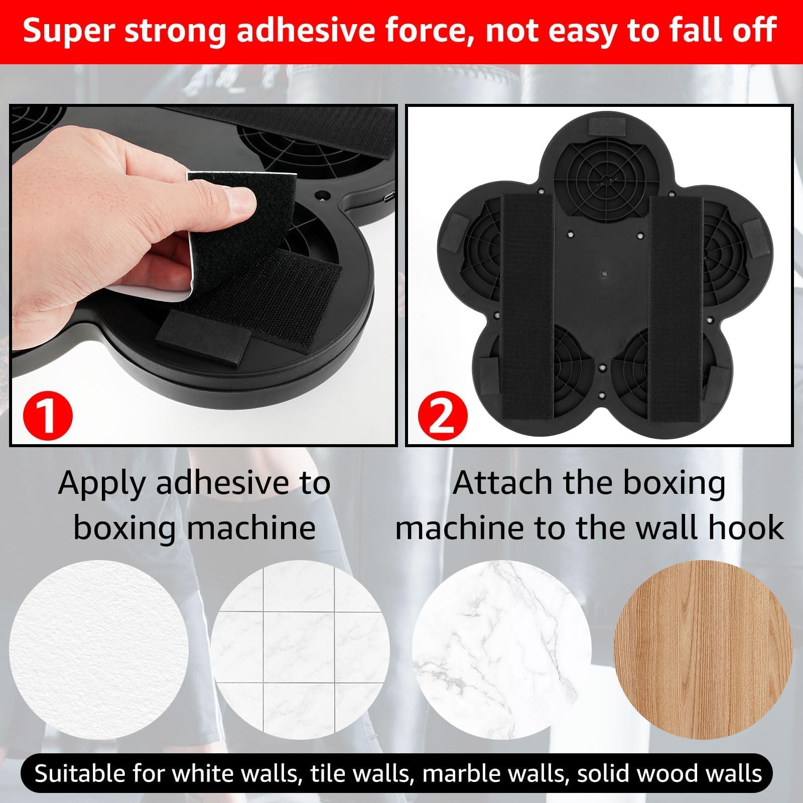 Music Boxing Machine, Musica elettronica Boxing Machine, Musica elettronica da parete Attrezzatura per l'allenamento, Divertimento elettronico intelligente Bluetooth montato a parete Boxing Tr