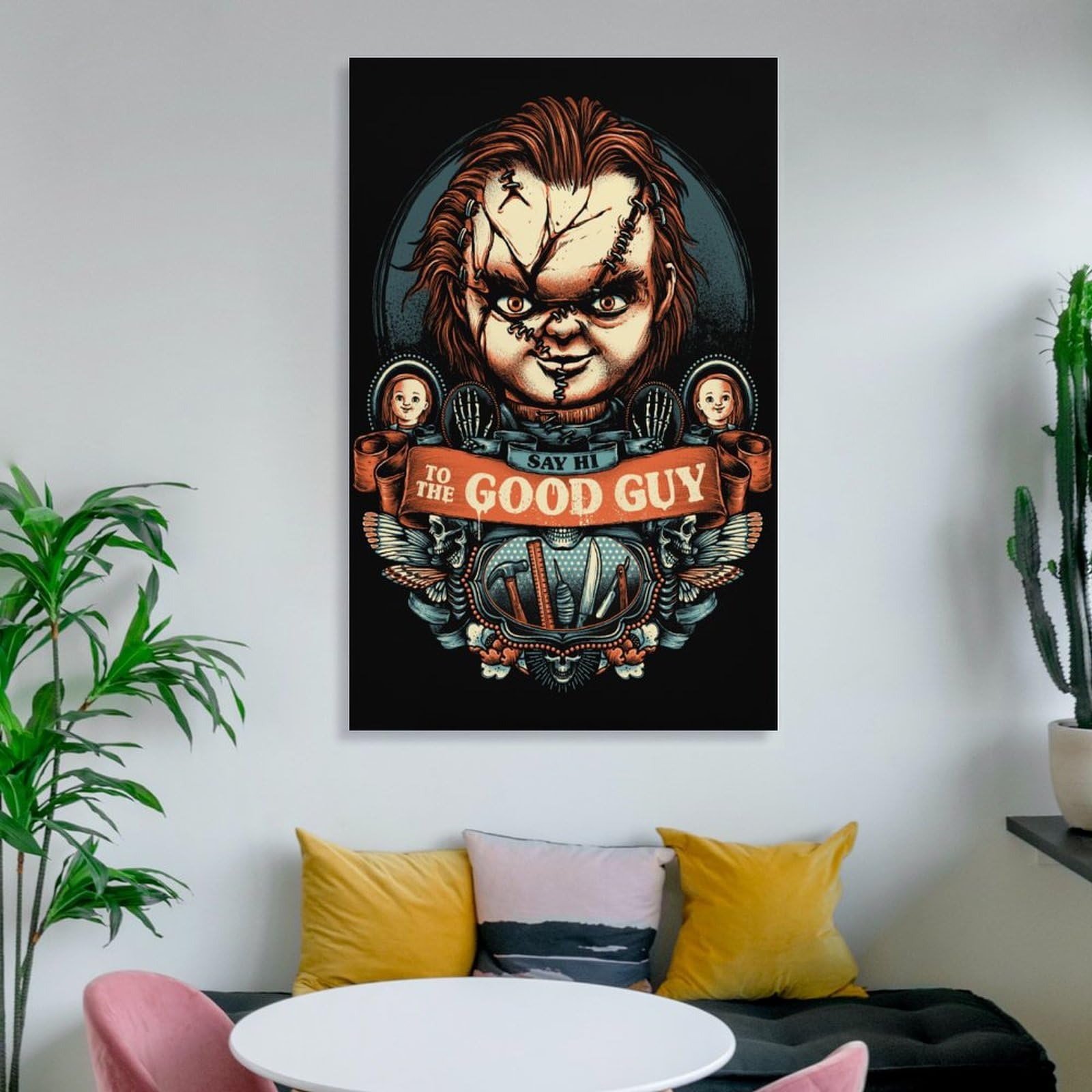 Amazon.co.jp: 絵画 おしゃれ Chucky チャッキー アートパネル 大きい