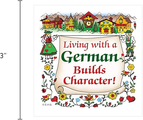 Miniatura 2 de Imán de idea de regalo alemán (Vivir con un alemán)