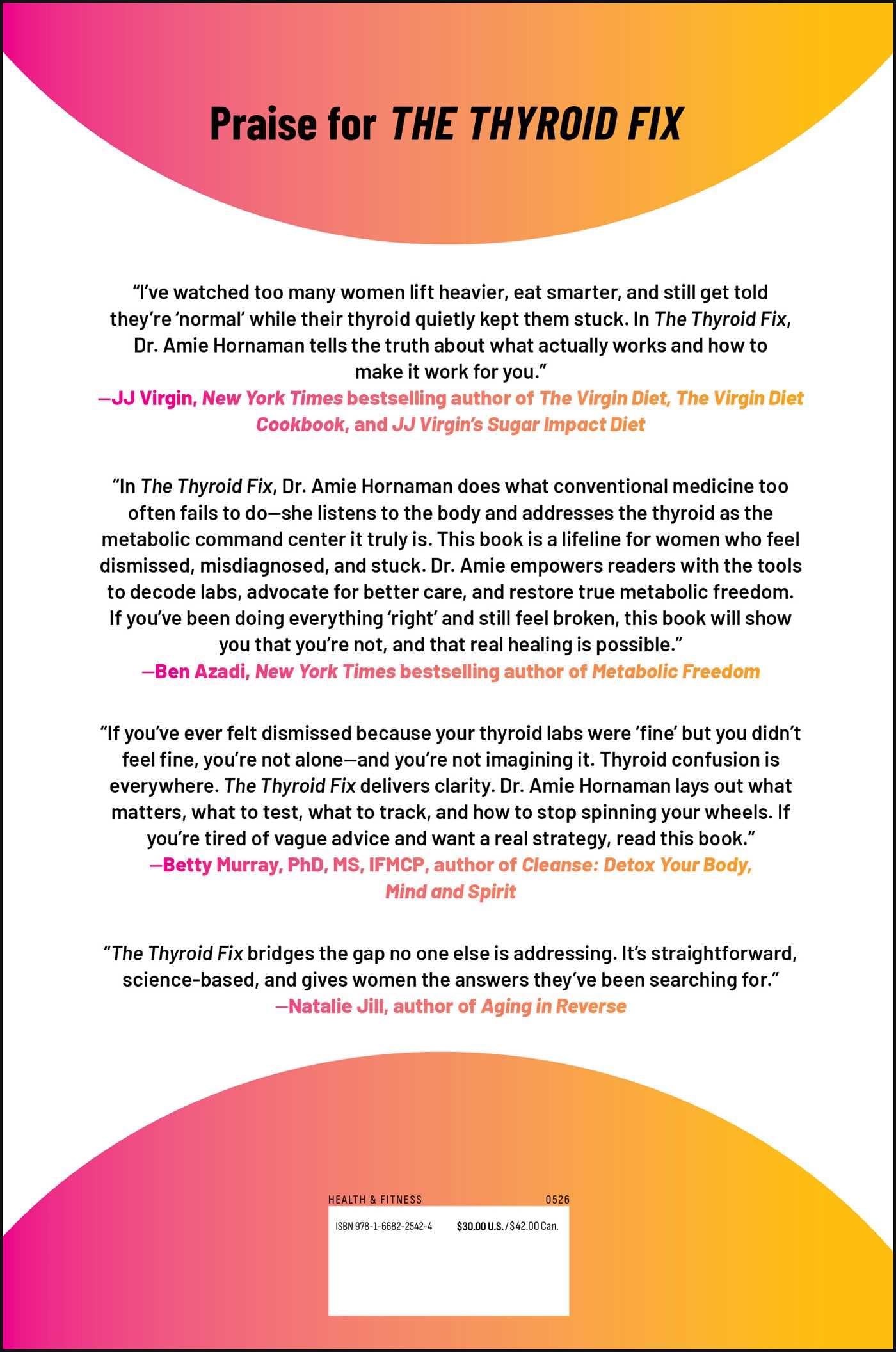 The Thyroid Fix: The No-nonsense Guide to Fix Fatigue, Fogginess, and Fat That Won't Budge