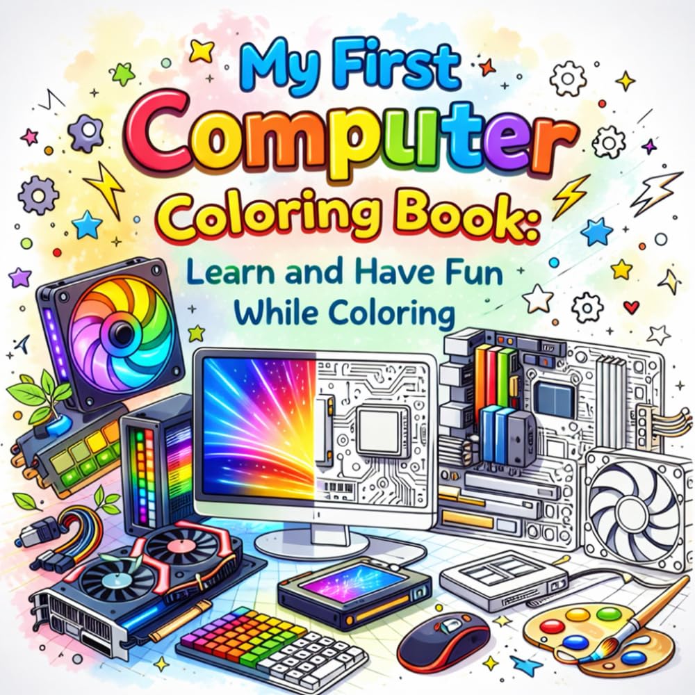 My First Computer Colering Book: Learn and Have Fun While Coloring